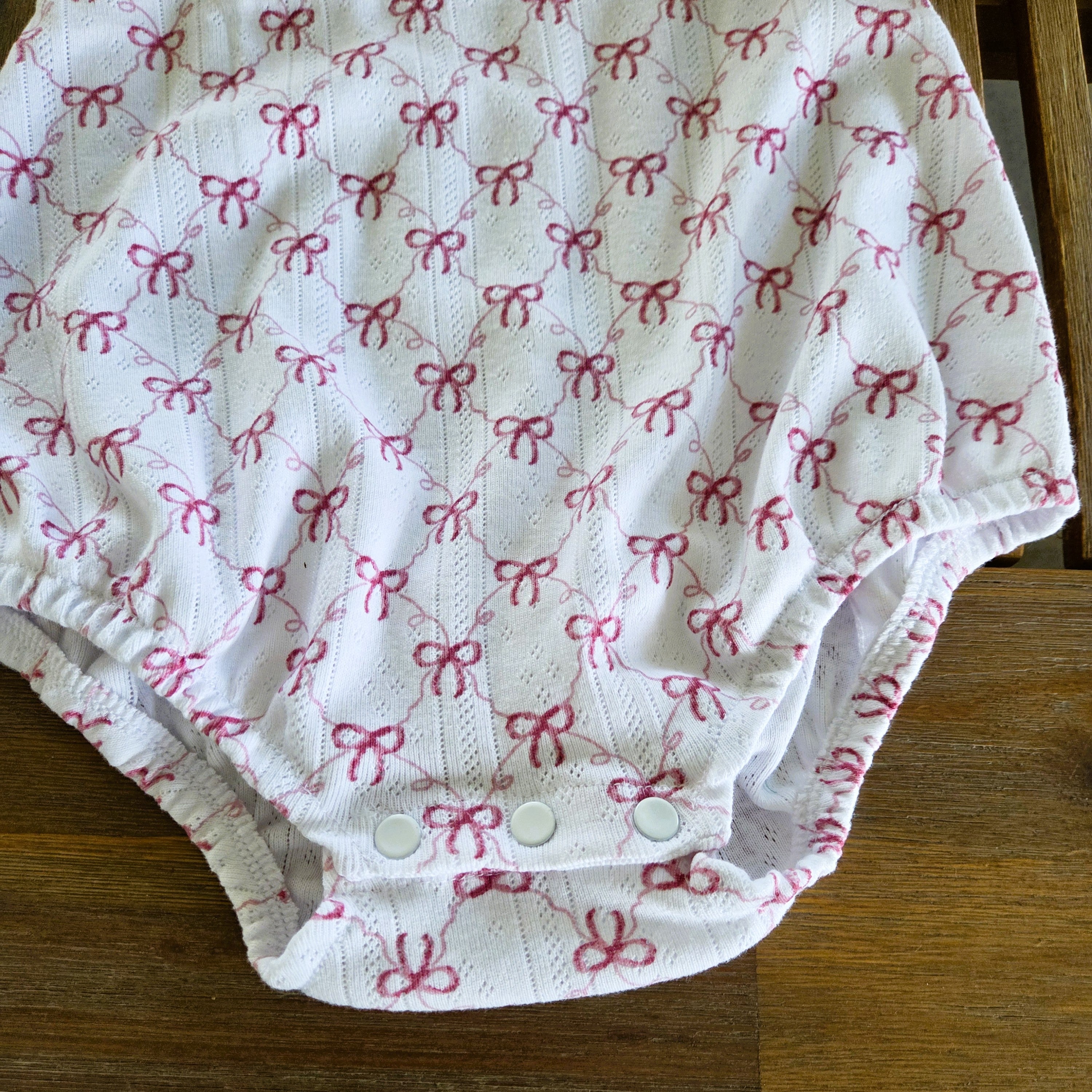 "Little Bows" Romper - Size 9-12 Months