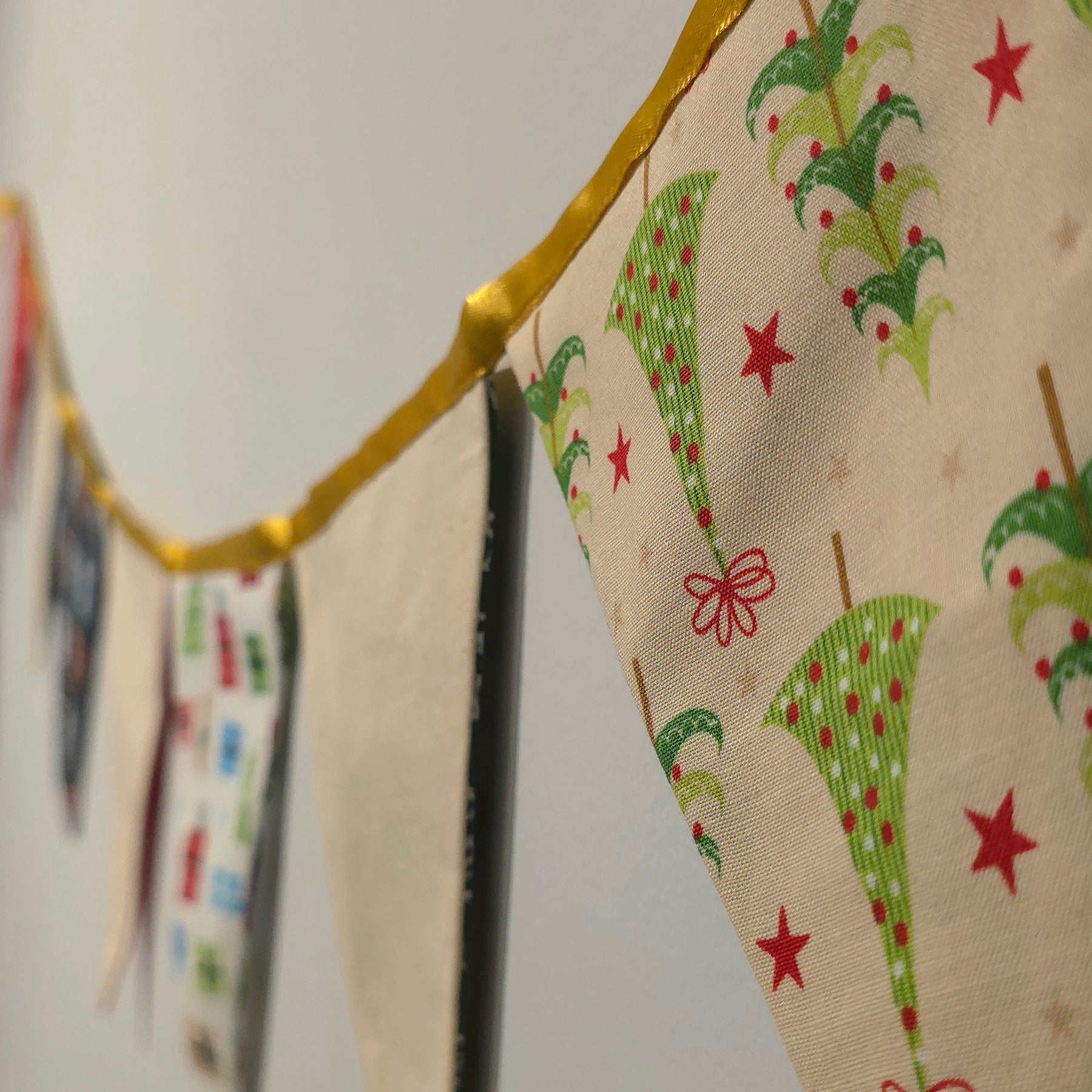 Unique Christmas Bunting: Handmade Holiday Keepsake