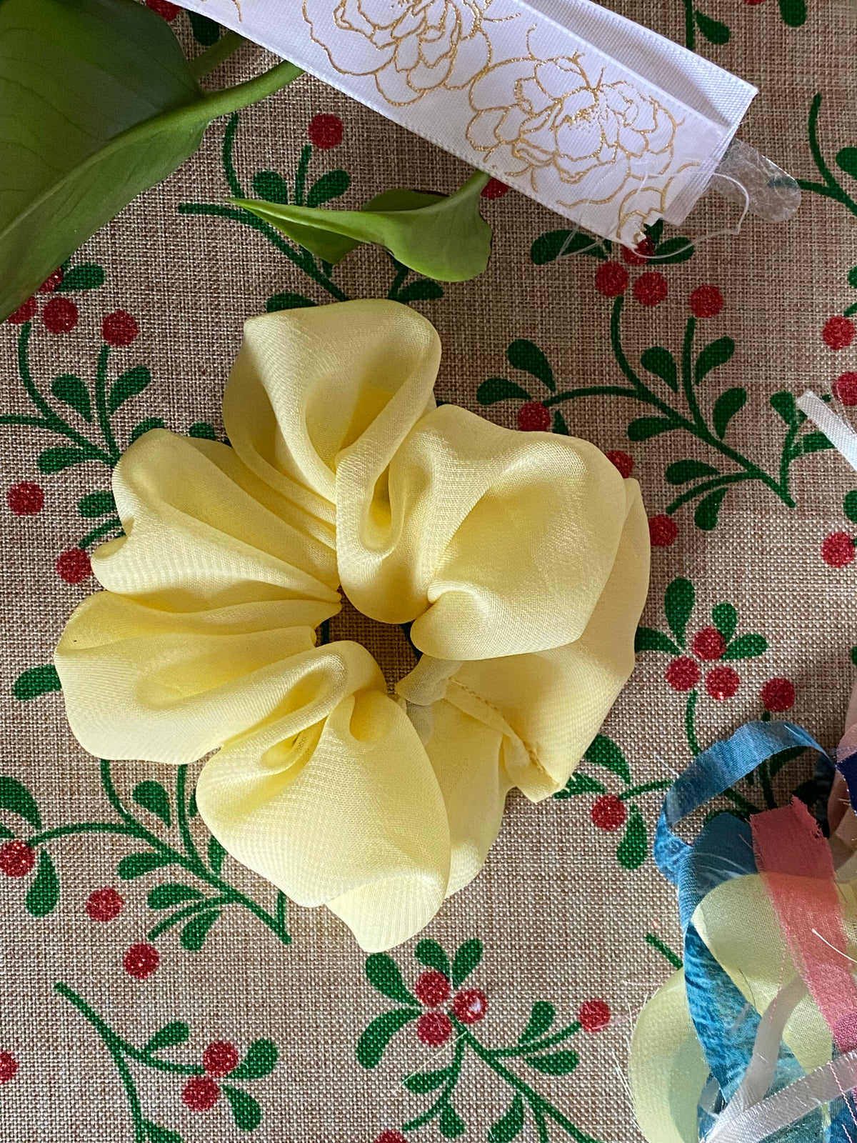 Handmade Medium Scrunchies – Satin & Crepe Hair Scrunchies