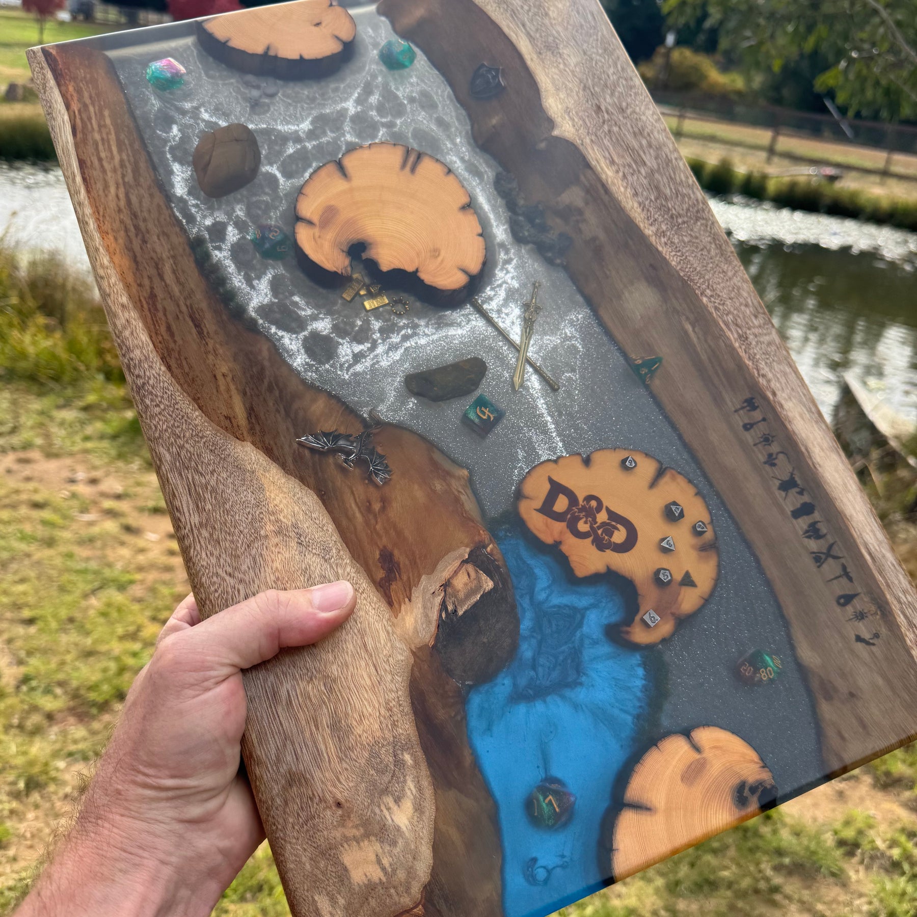 DnD Themed Serving Board