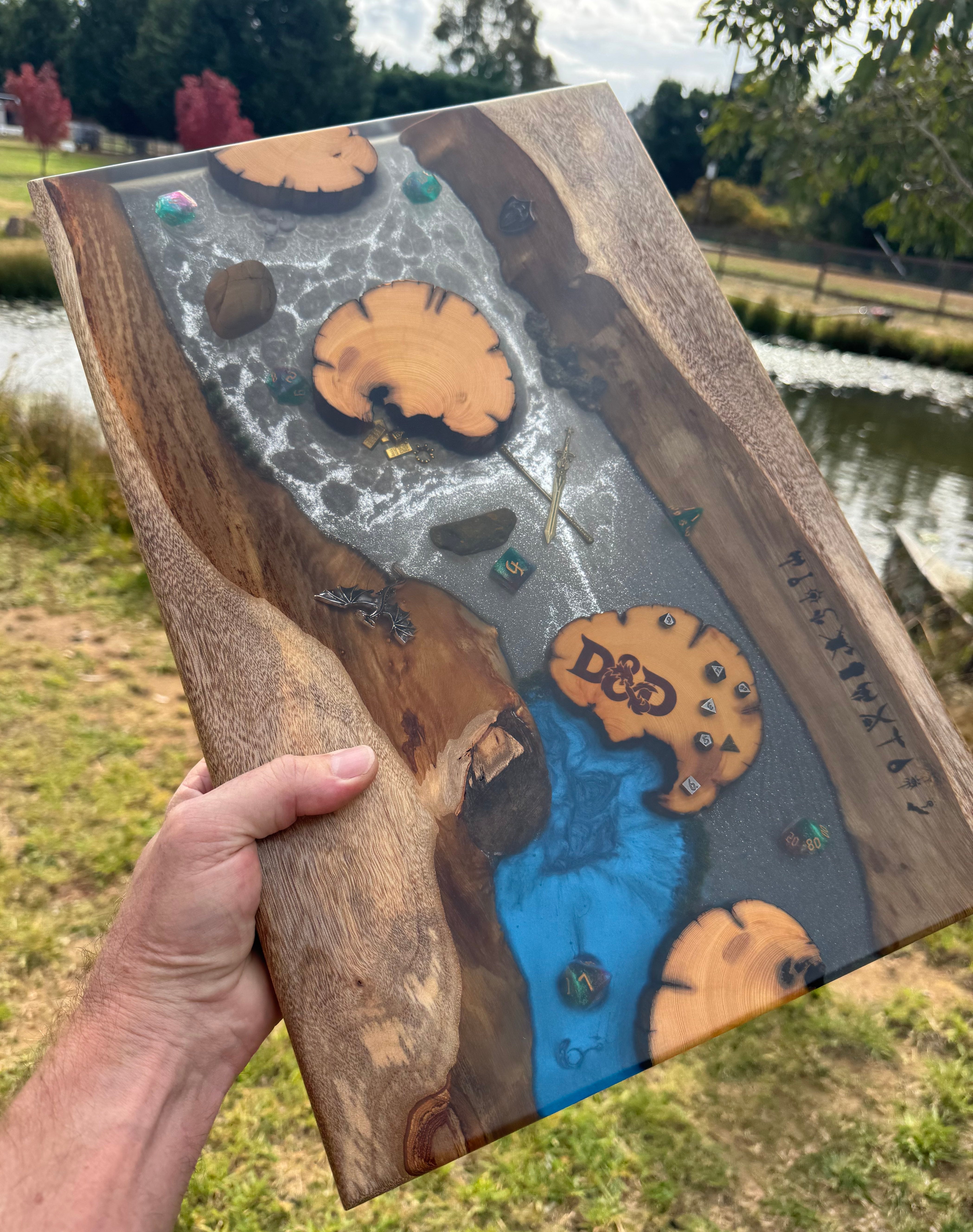 DnD Themed Serving Board