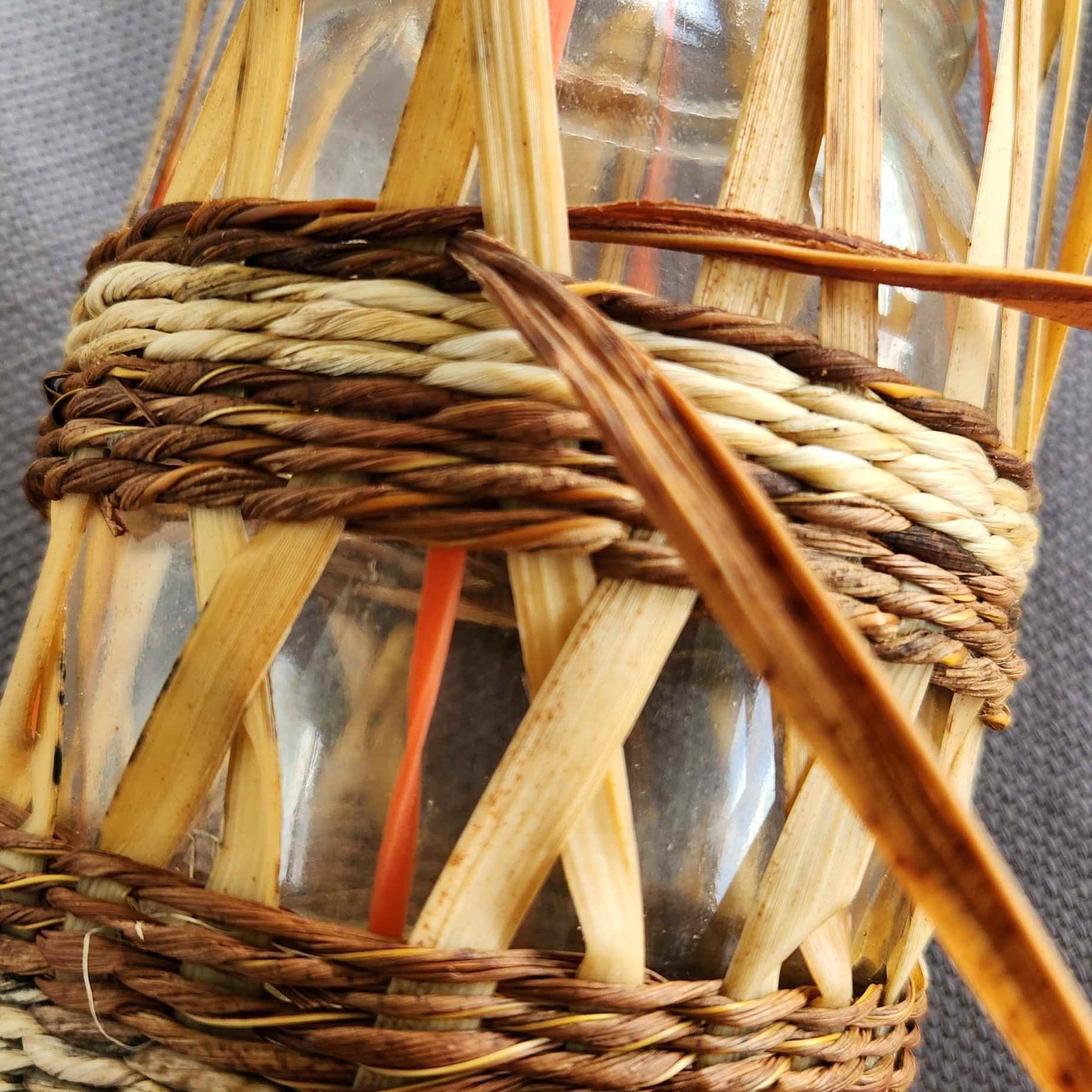 Hand Woven Boho Botanical Vase