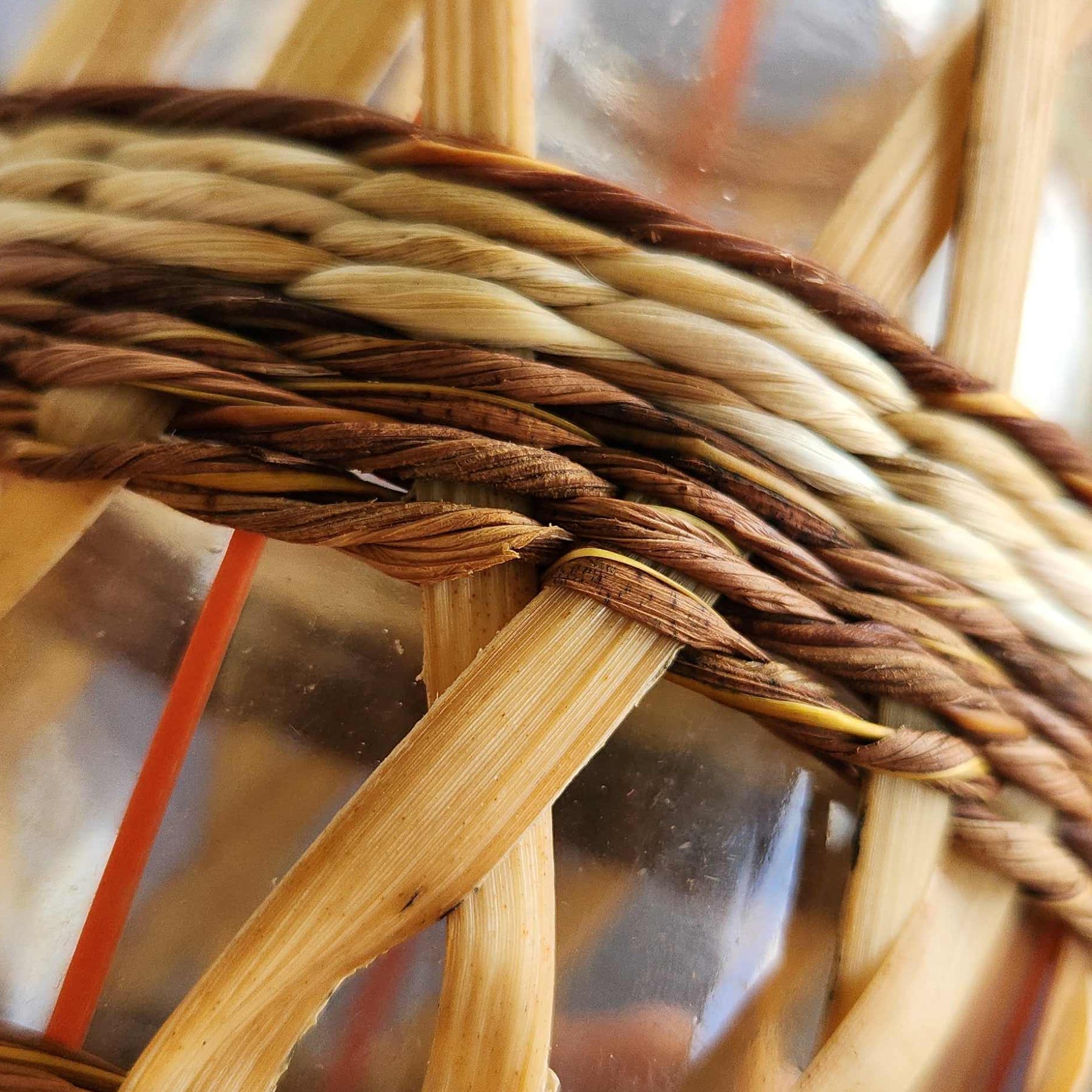 Hand Woven Boho Botanical Vase