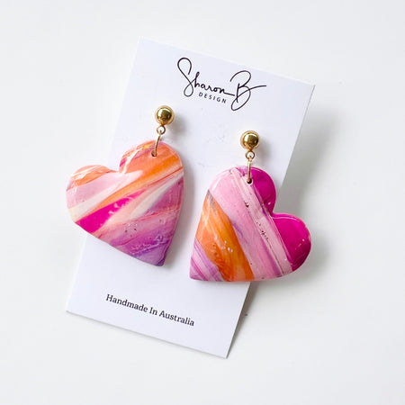 Earrings ~ Dangles~Affordable ~ Lightweight ~Hearts