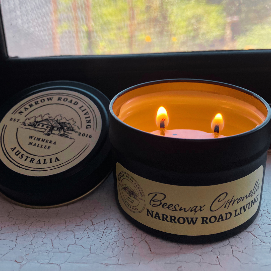 Citronella Beeswax Candle