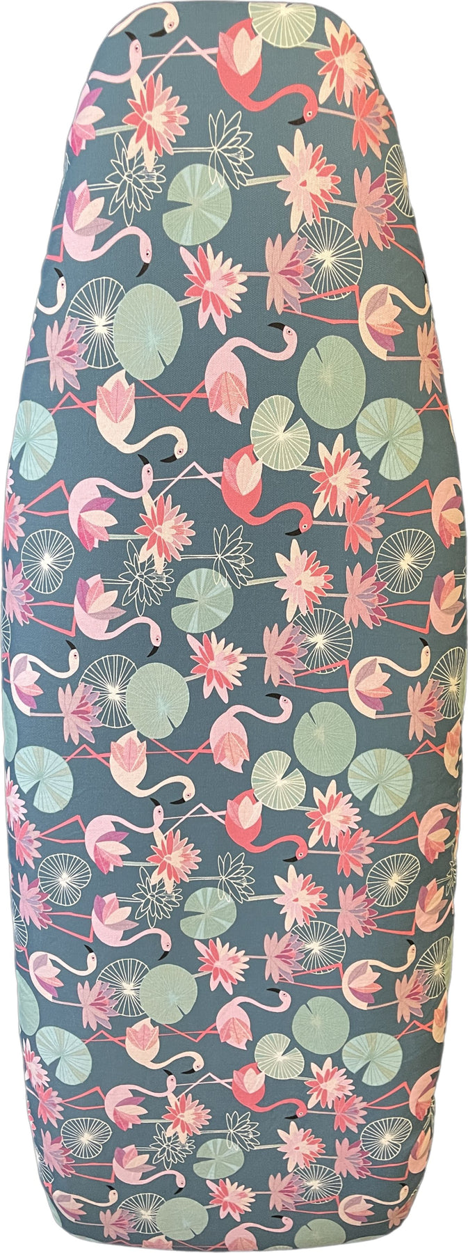 Padded Ironing board cover-Lily Flamingo