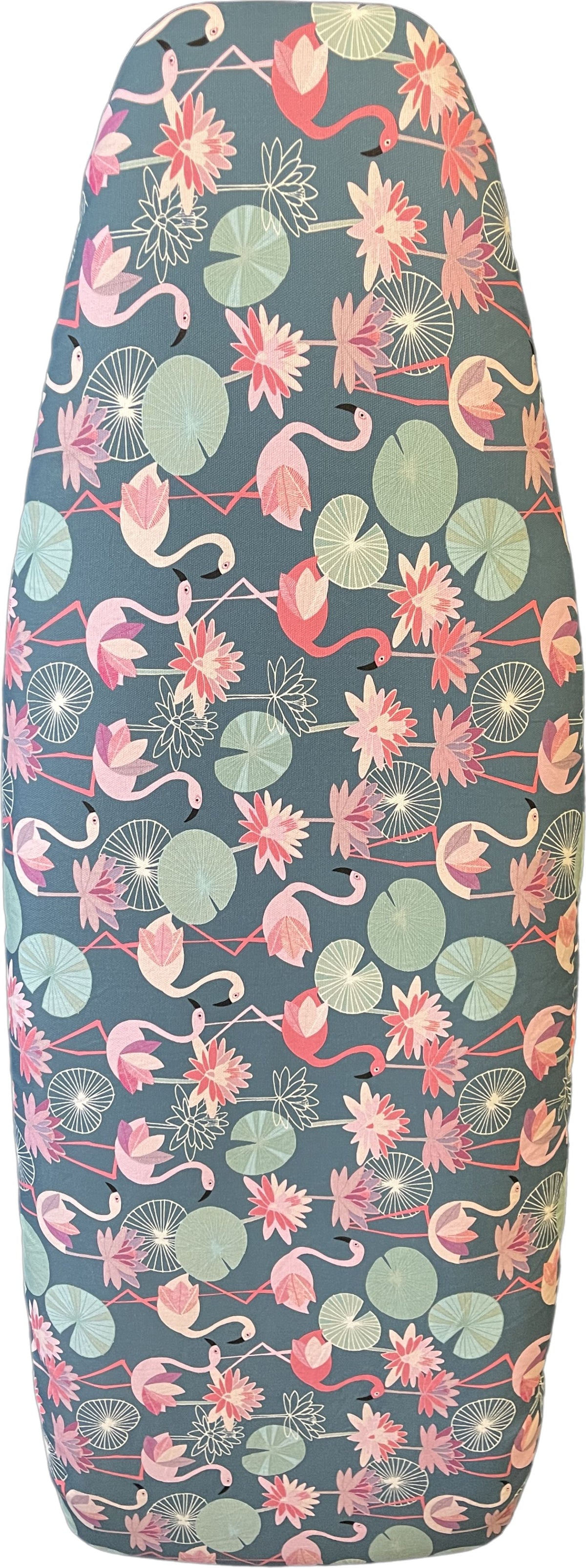 Padded Ironing board cover-Lily Flamingo