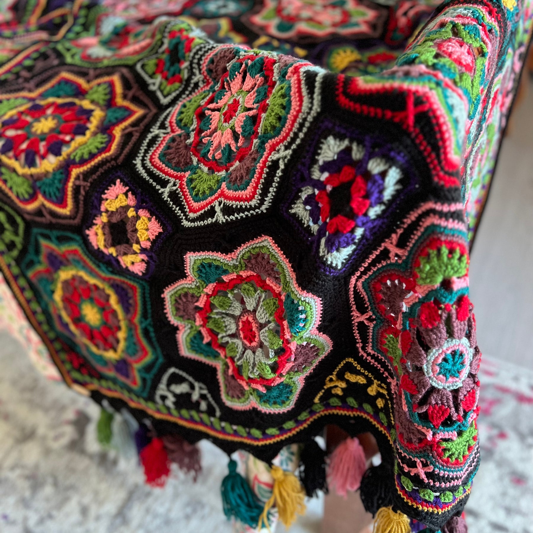 Crochet Persian Tiles Blanket