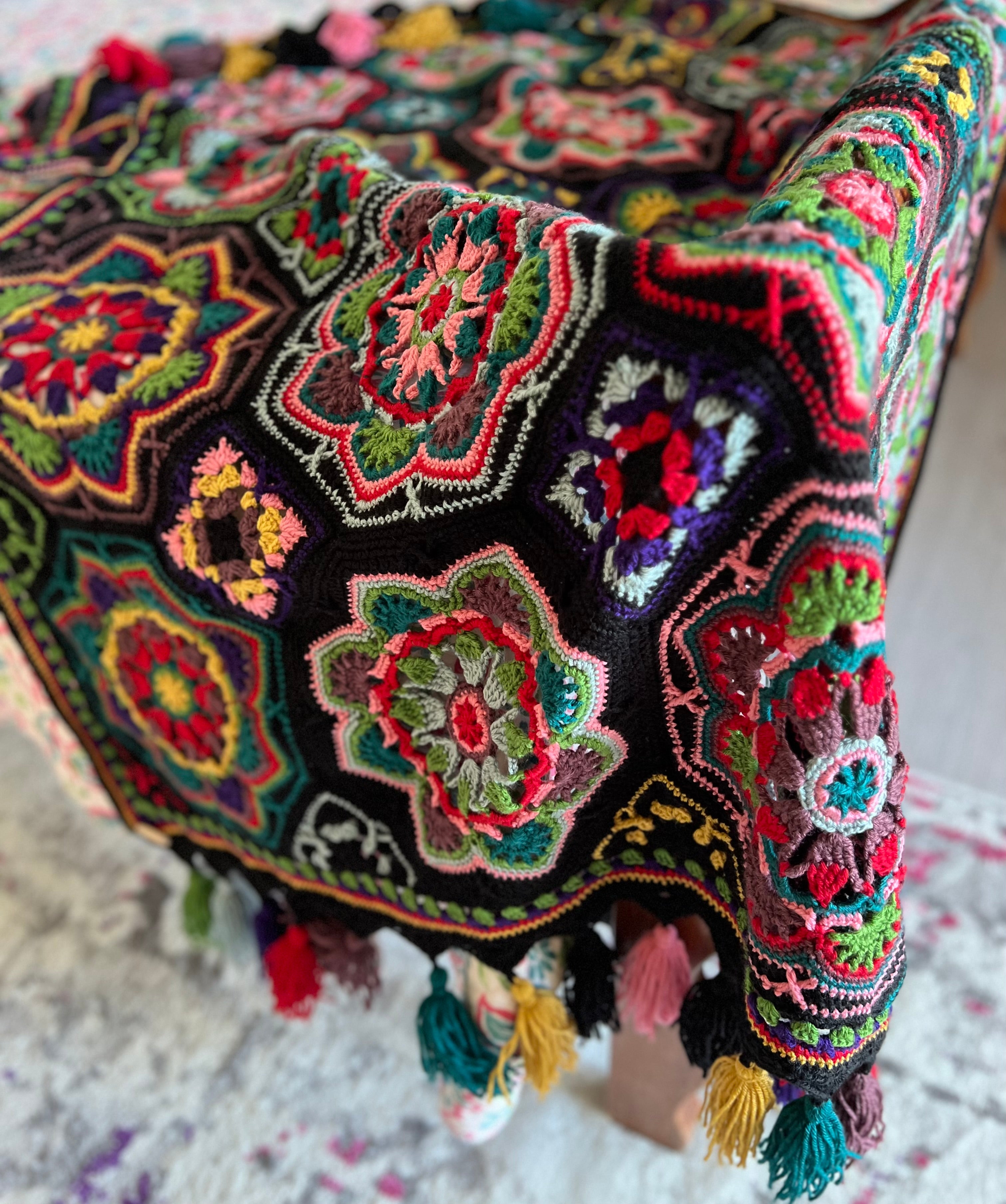 Crochet Persian Tiles Blanket