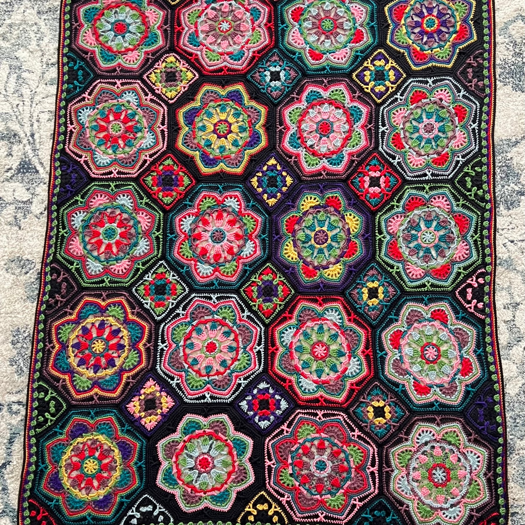 Crochet Persian Tiles Blanket