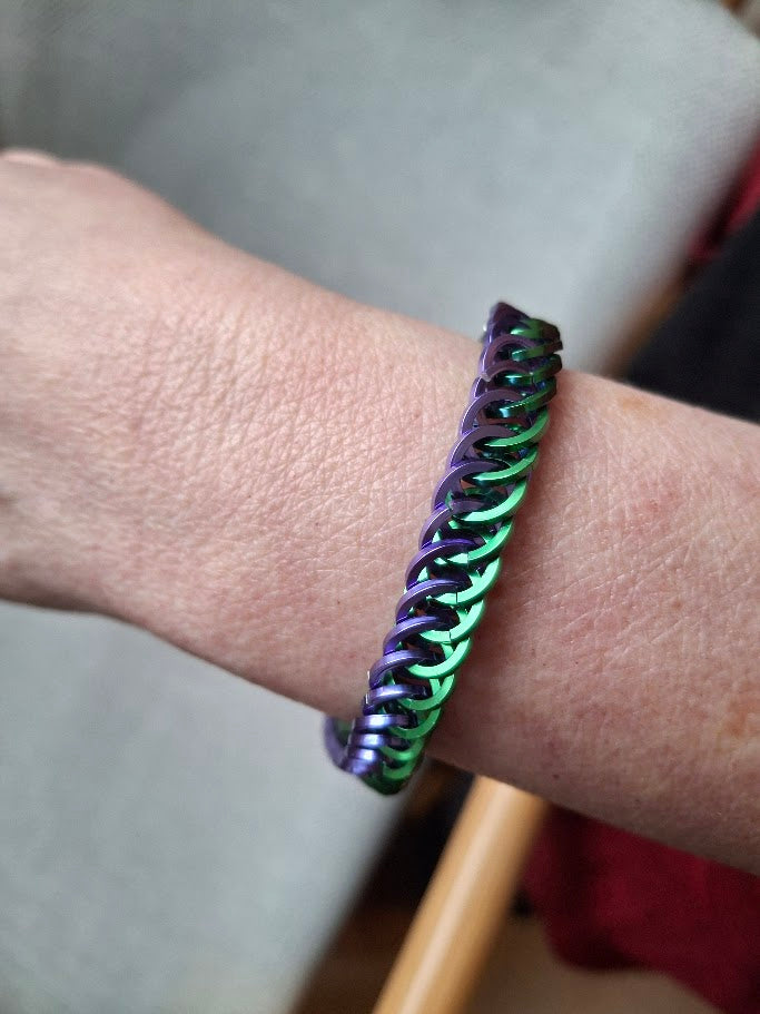 Chain maille bracelet