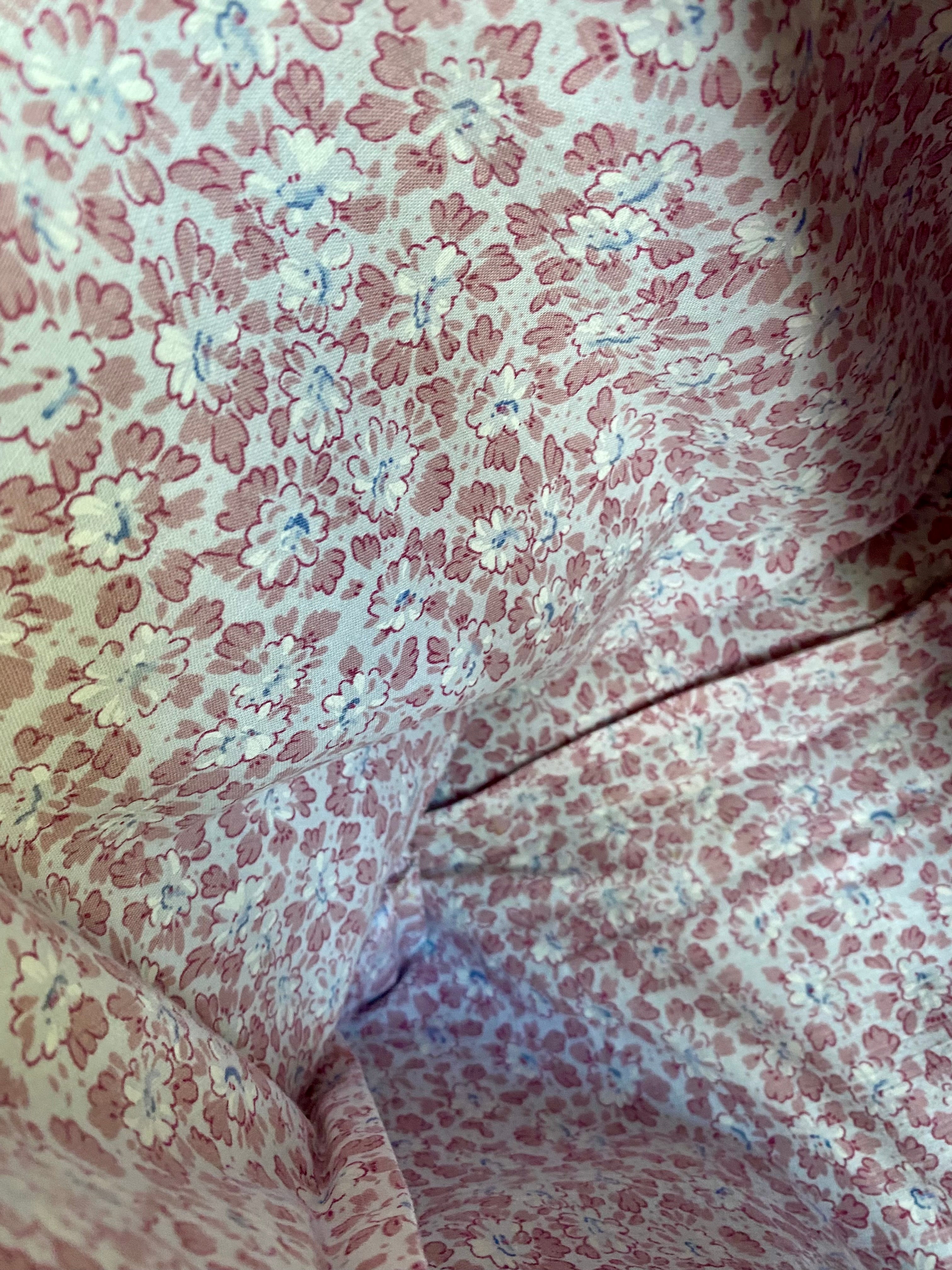 Upcycled Woollen Blanket - Market Tote - Pink/mauve