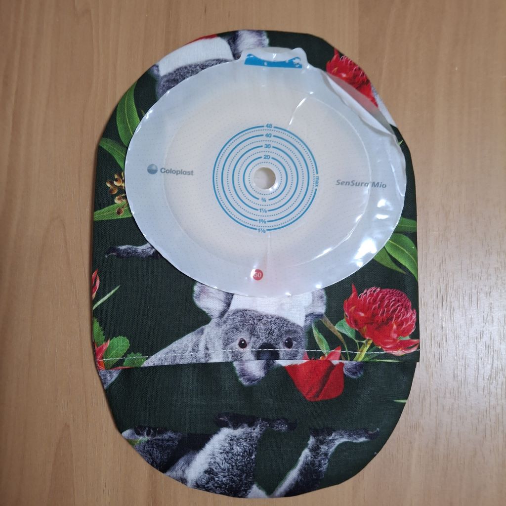 STOMA BAG COVER REGULAR CHRISTMAS ILEOSTOMY, COLOSTOMY, UROSTOMY