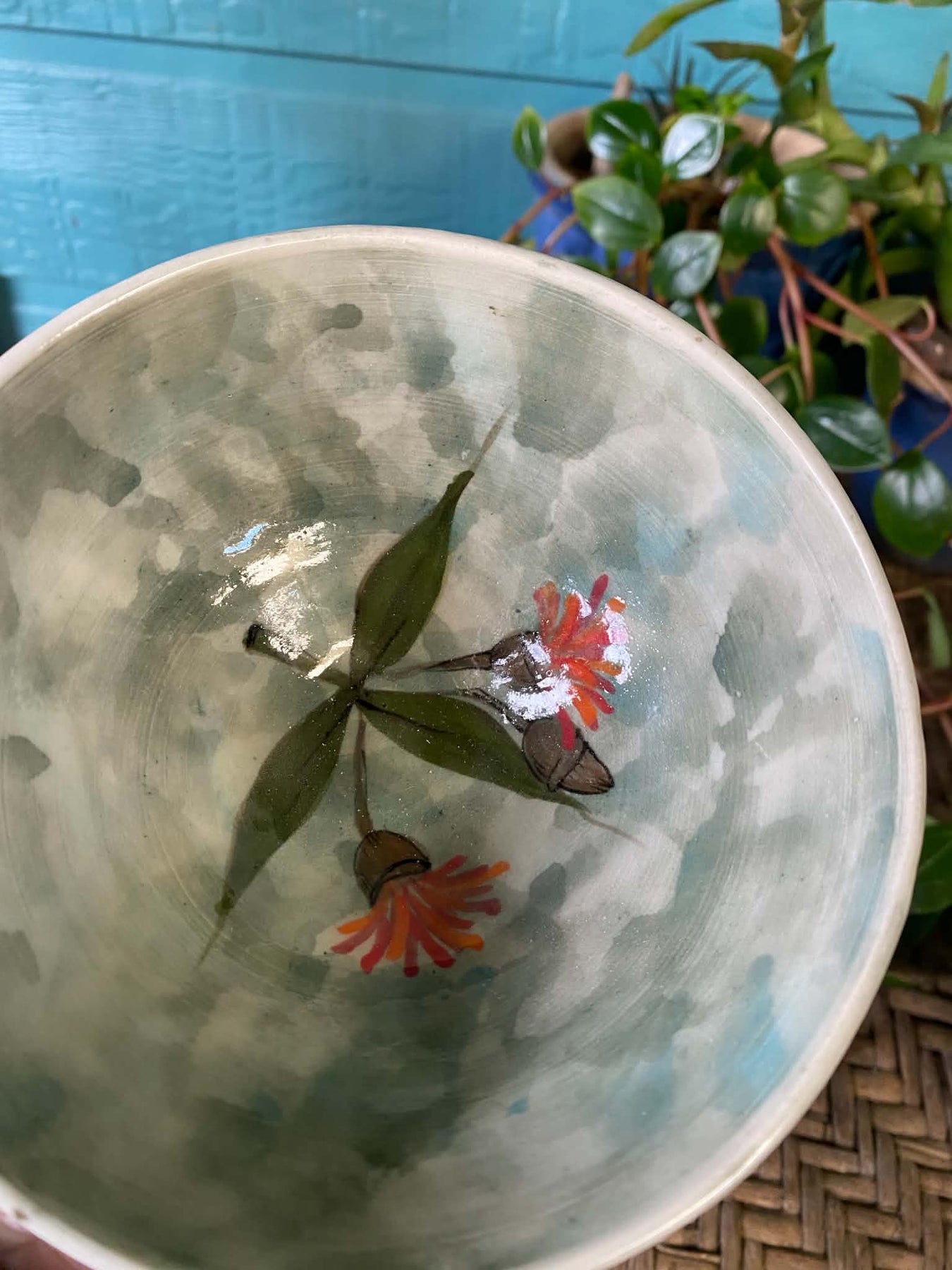 Native Australian flora handmade pottery