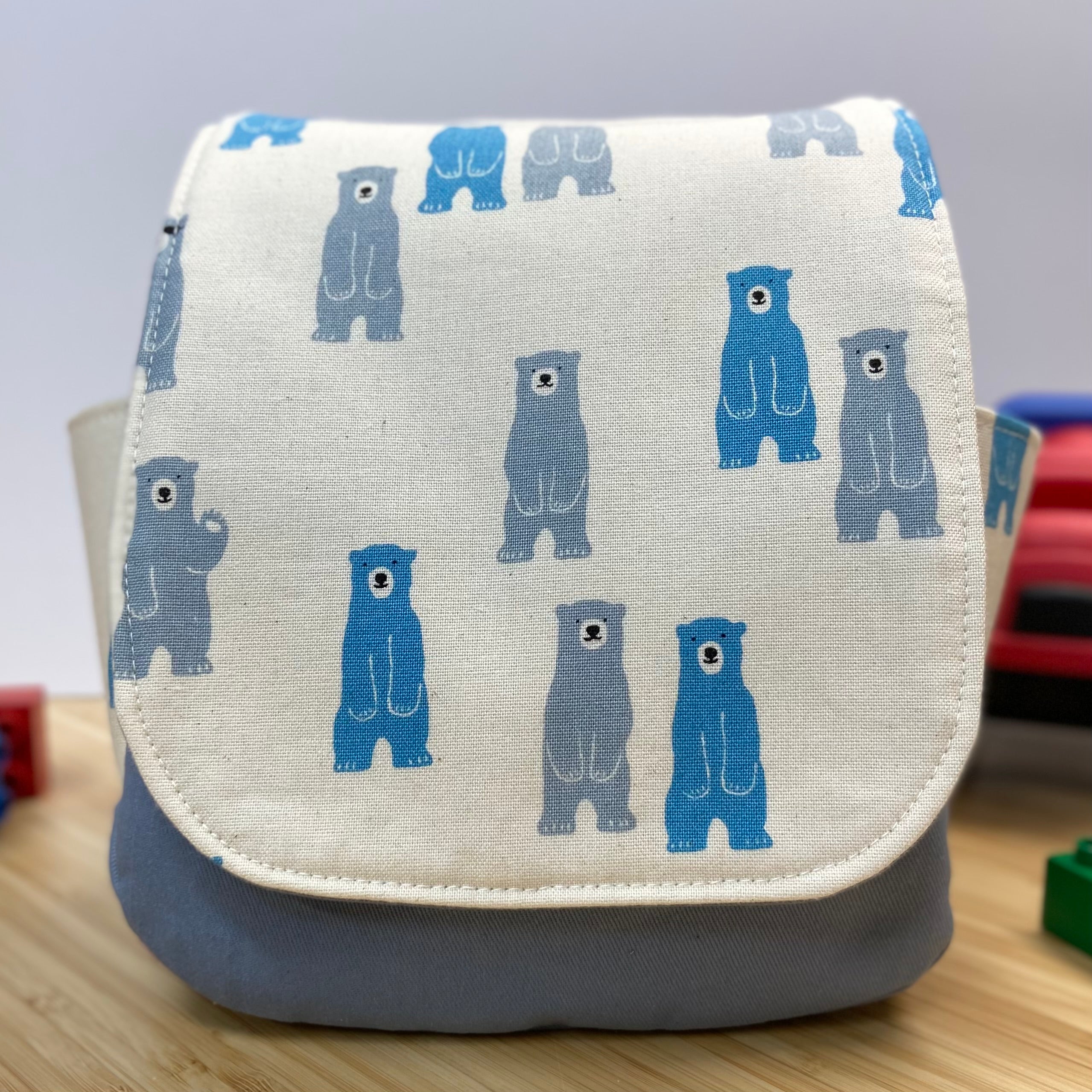 Handmade Children’s Mini Backpack - Bears