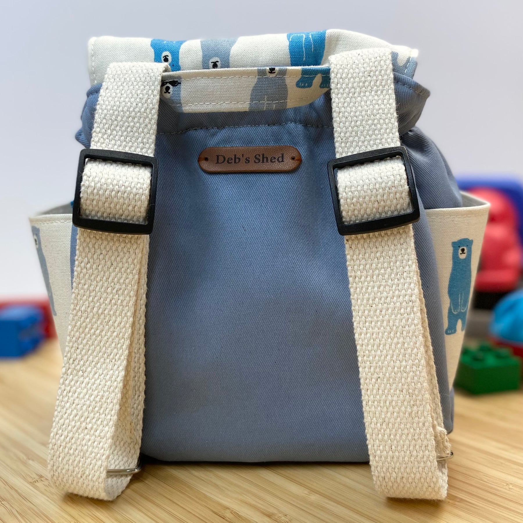 Handmade Toddler Backpack - Bears
