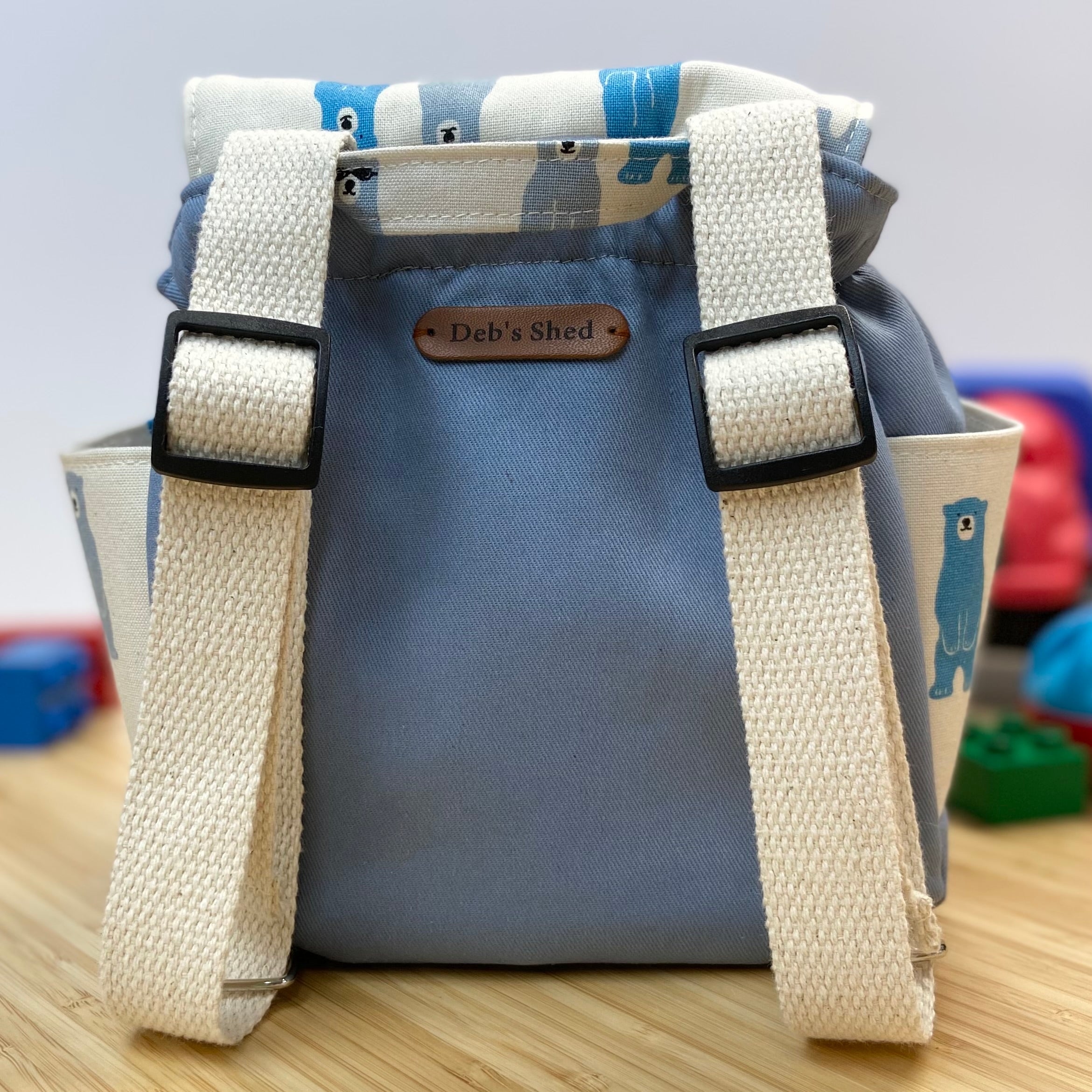 Handmade Toddler Backpack - Bears