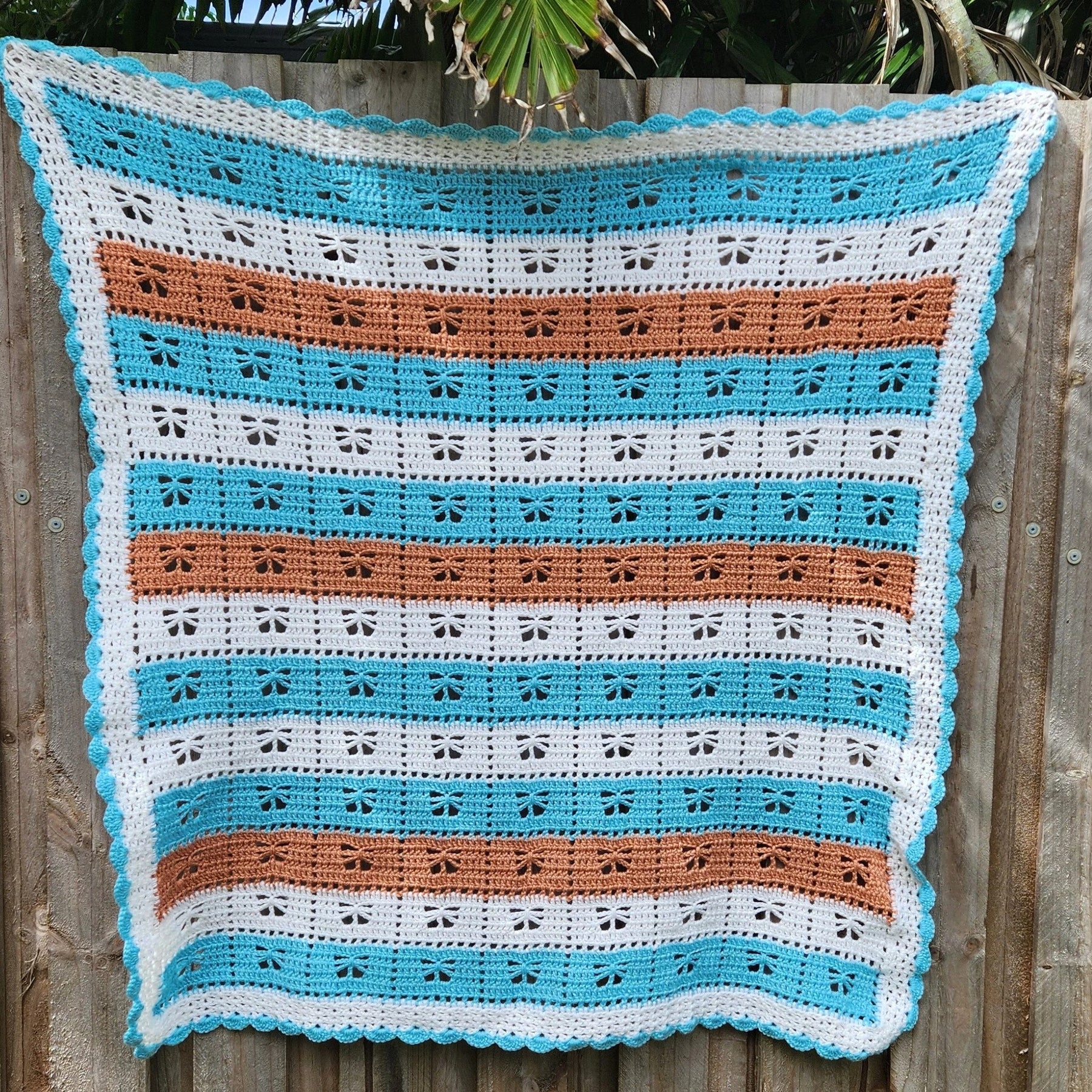 Call the Midwife Crocheted Blanket... Butterfly Variation