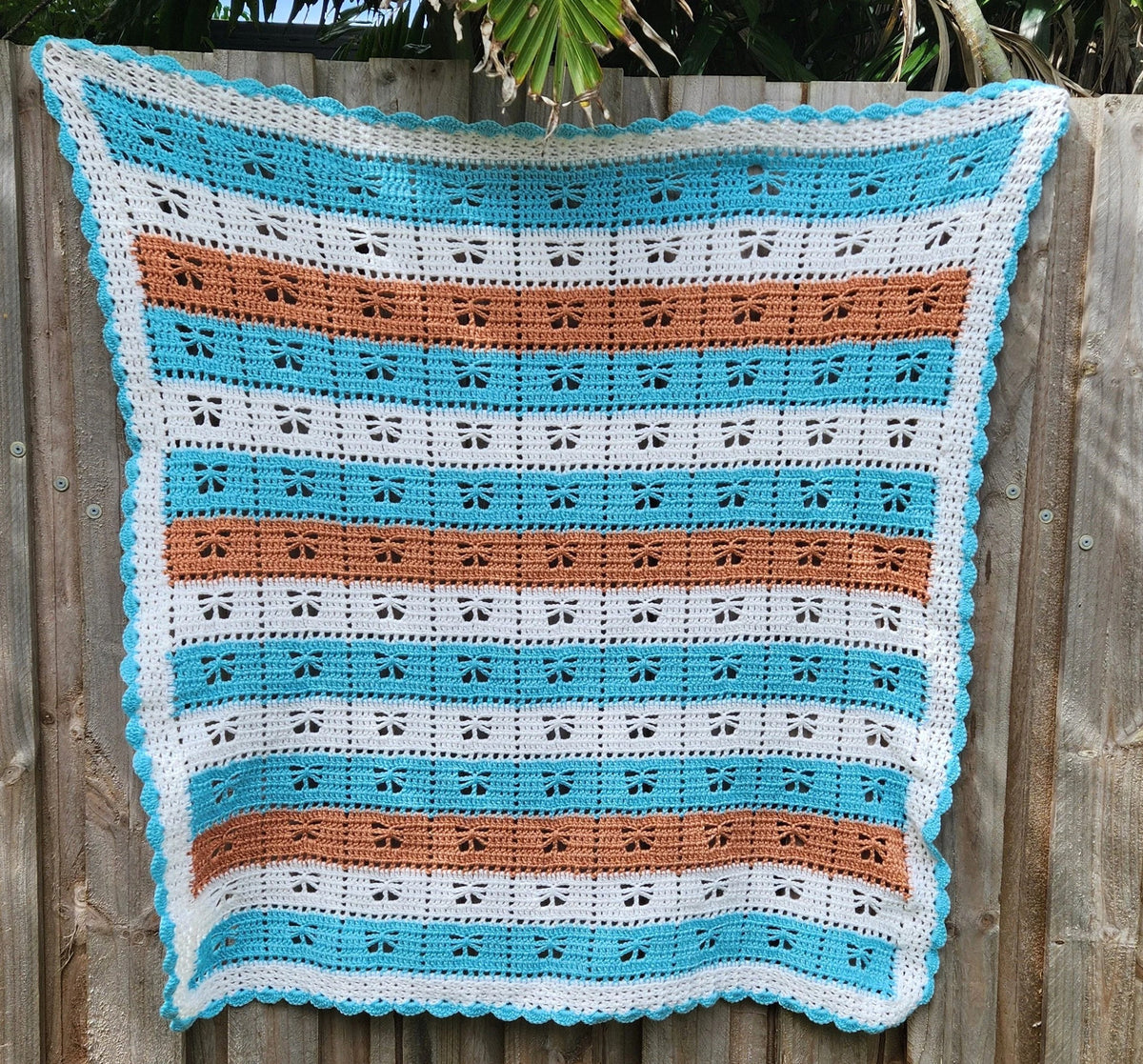 Call the Midwife Crocheted Blanket... Butterfly Variation