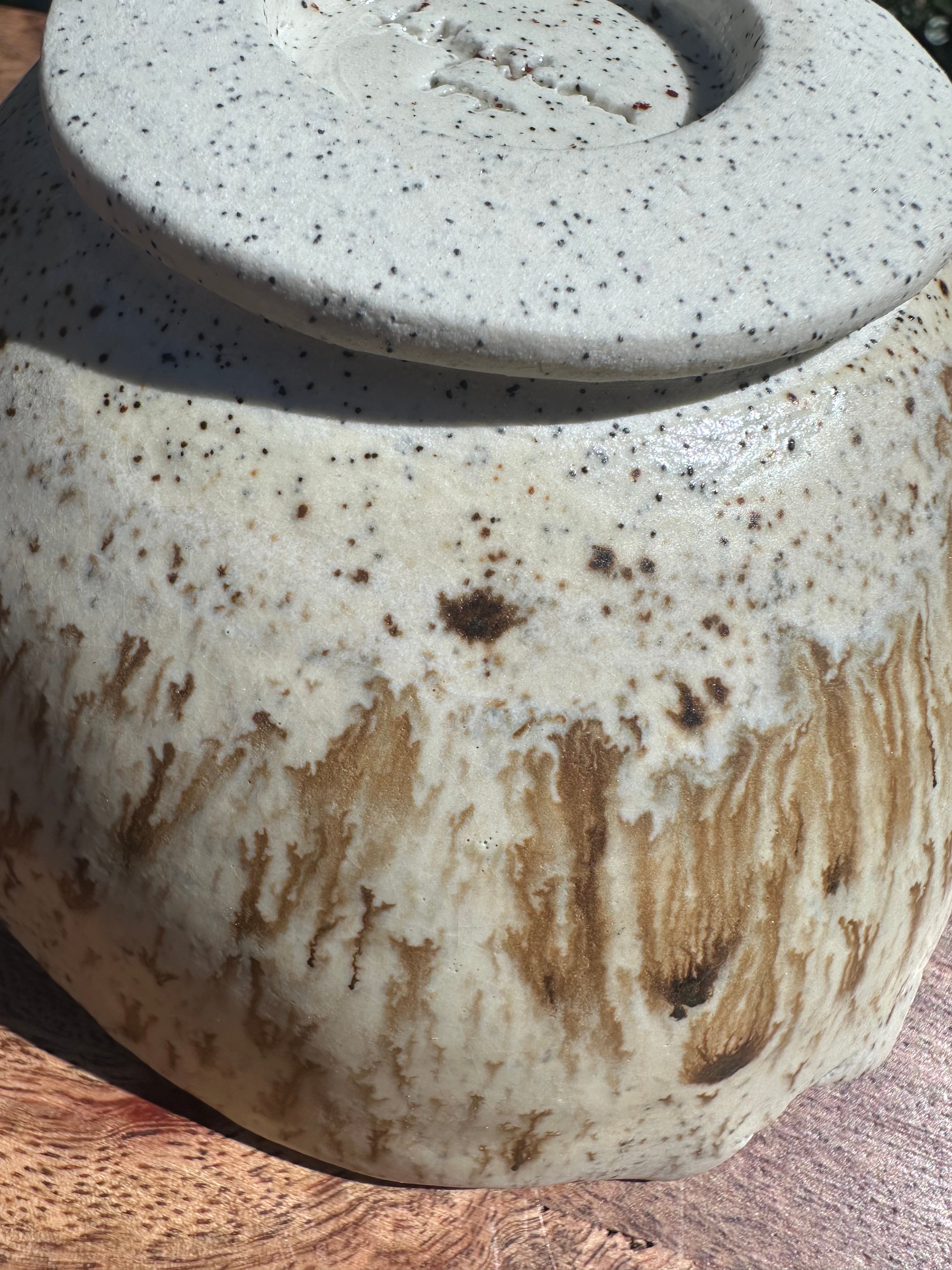 A Bowl - Bird’s Egg with Raw Edge