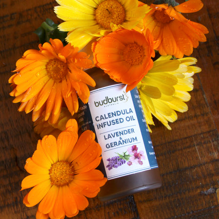 Calendula Infused Oil - Lavendar & Geranium