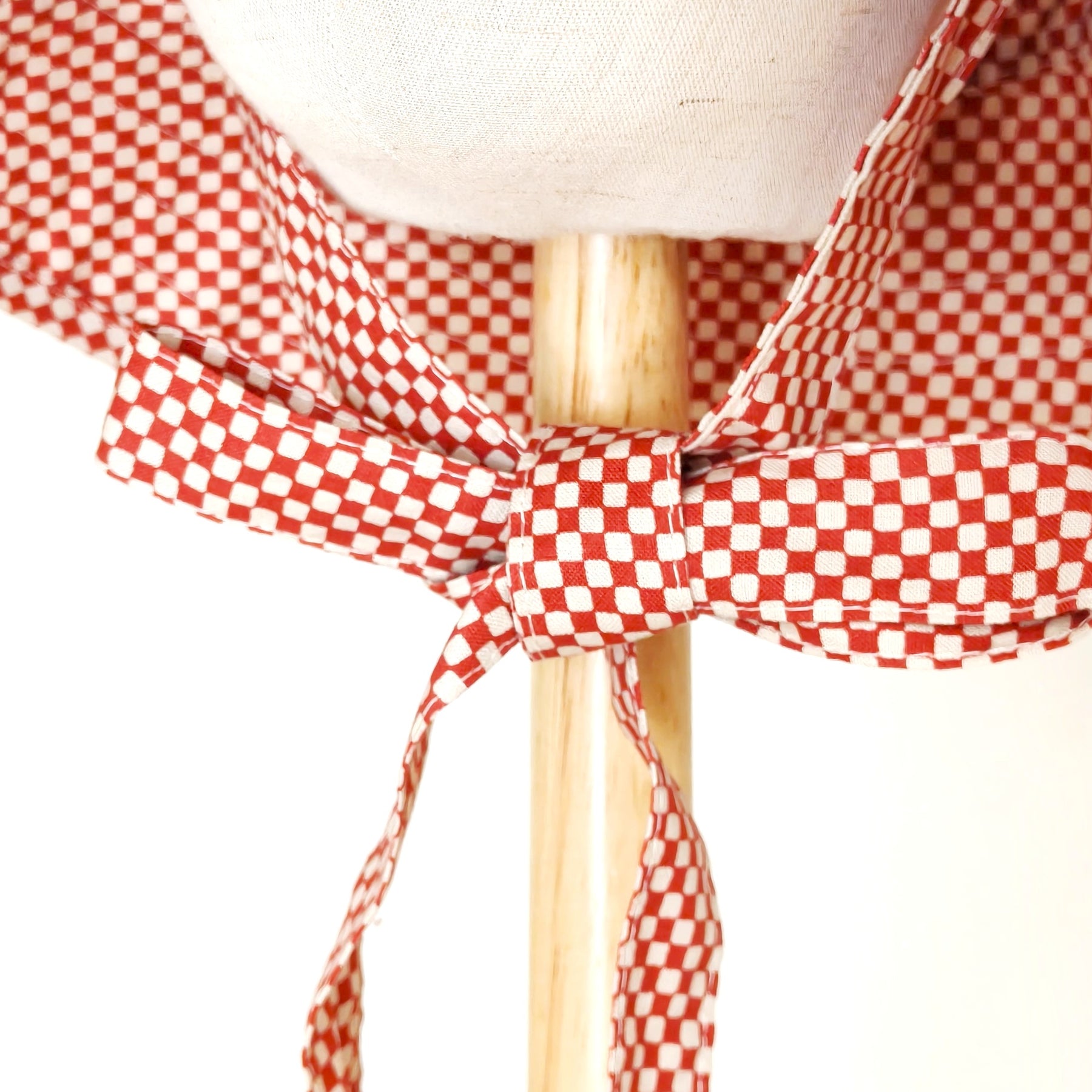 Kids Summer Reversible Sun, Gingham Kids Sun Hat