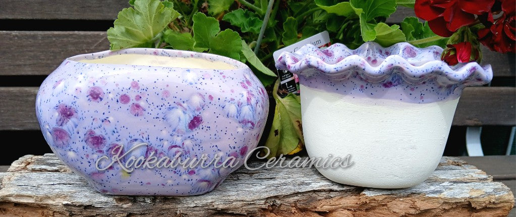 Ceramic African Violet Pot Self watering