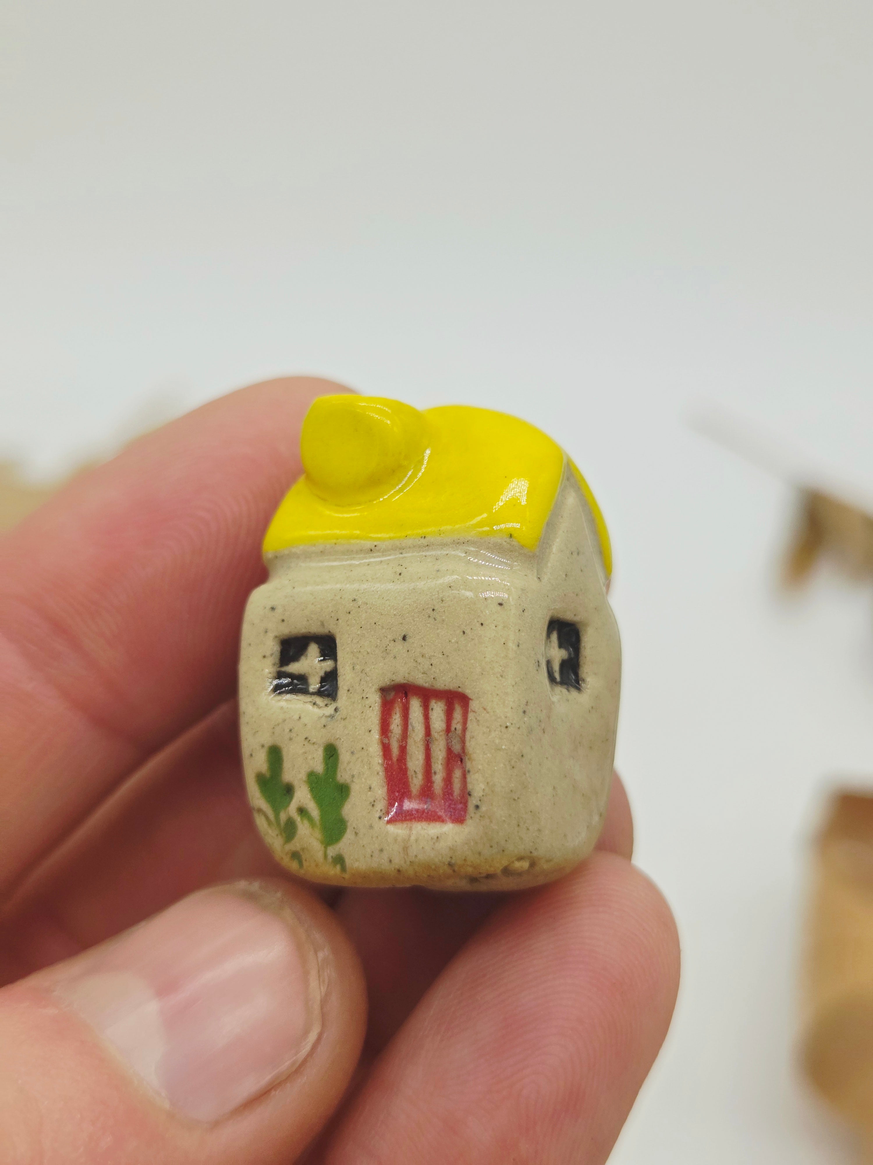 Tiny Ceramic Village - Celestial Crescent