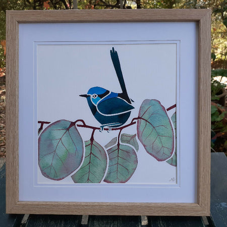 Male Fairy Wren - original watercolour