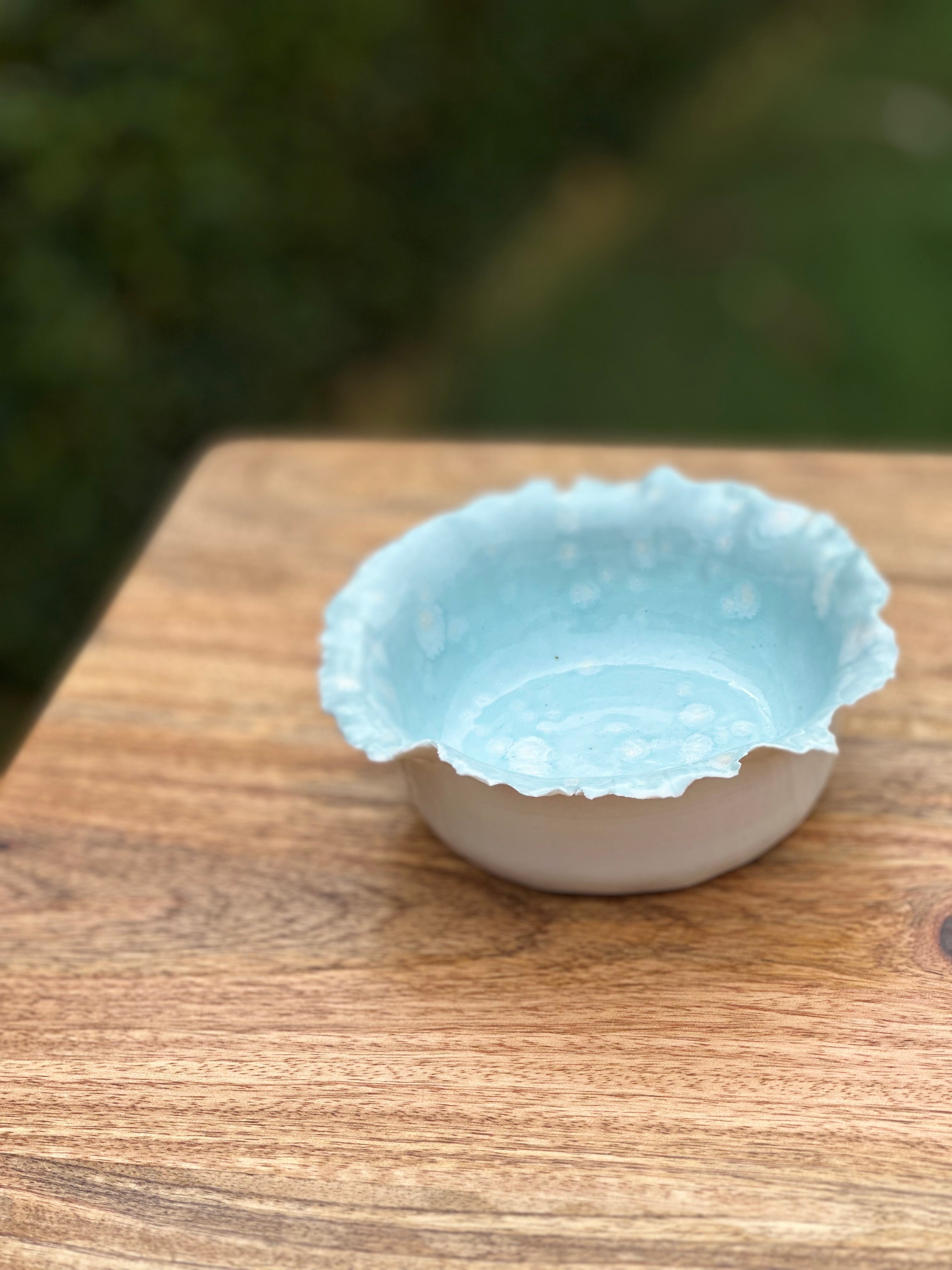 Porcelain Bowl – Tidal Bloom