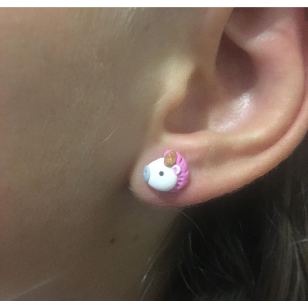 Unicorn stud earrings