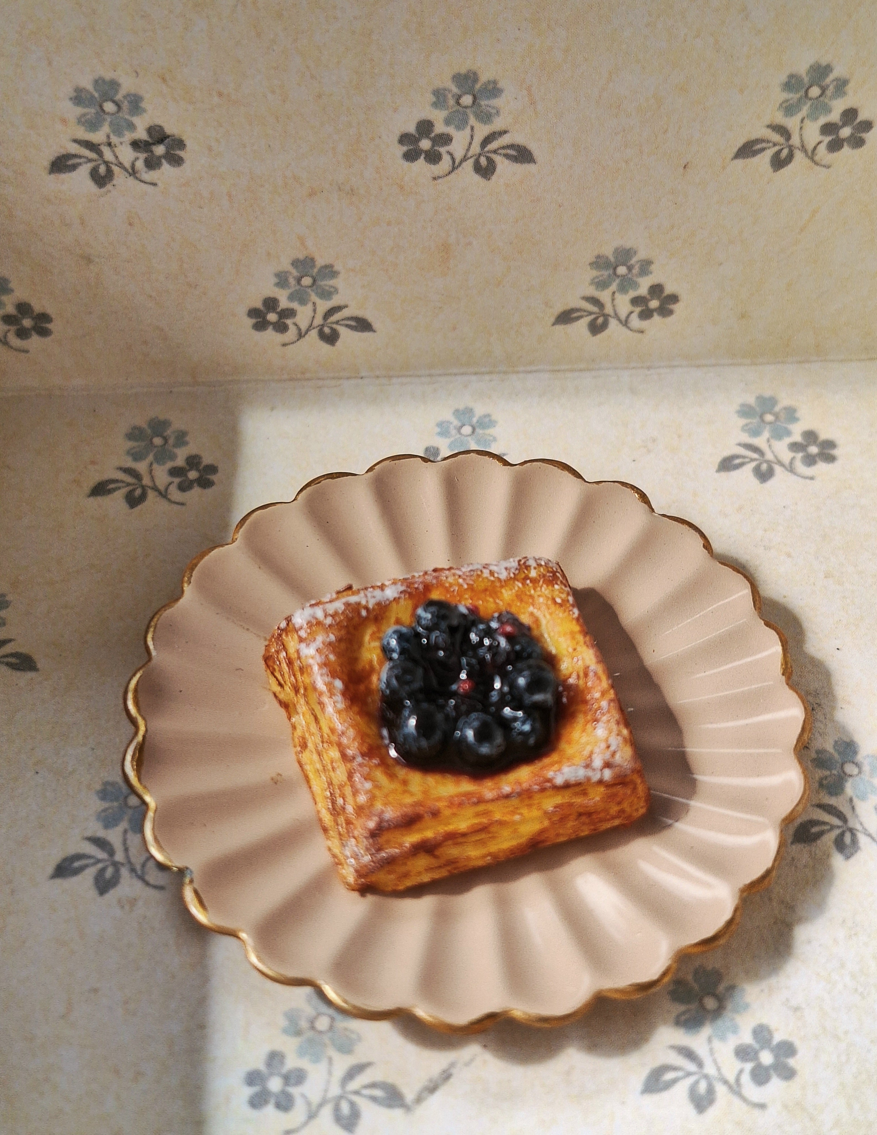 Single Blueberry Danish Pastry