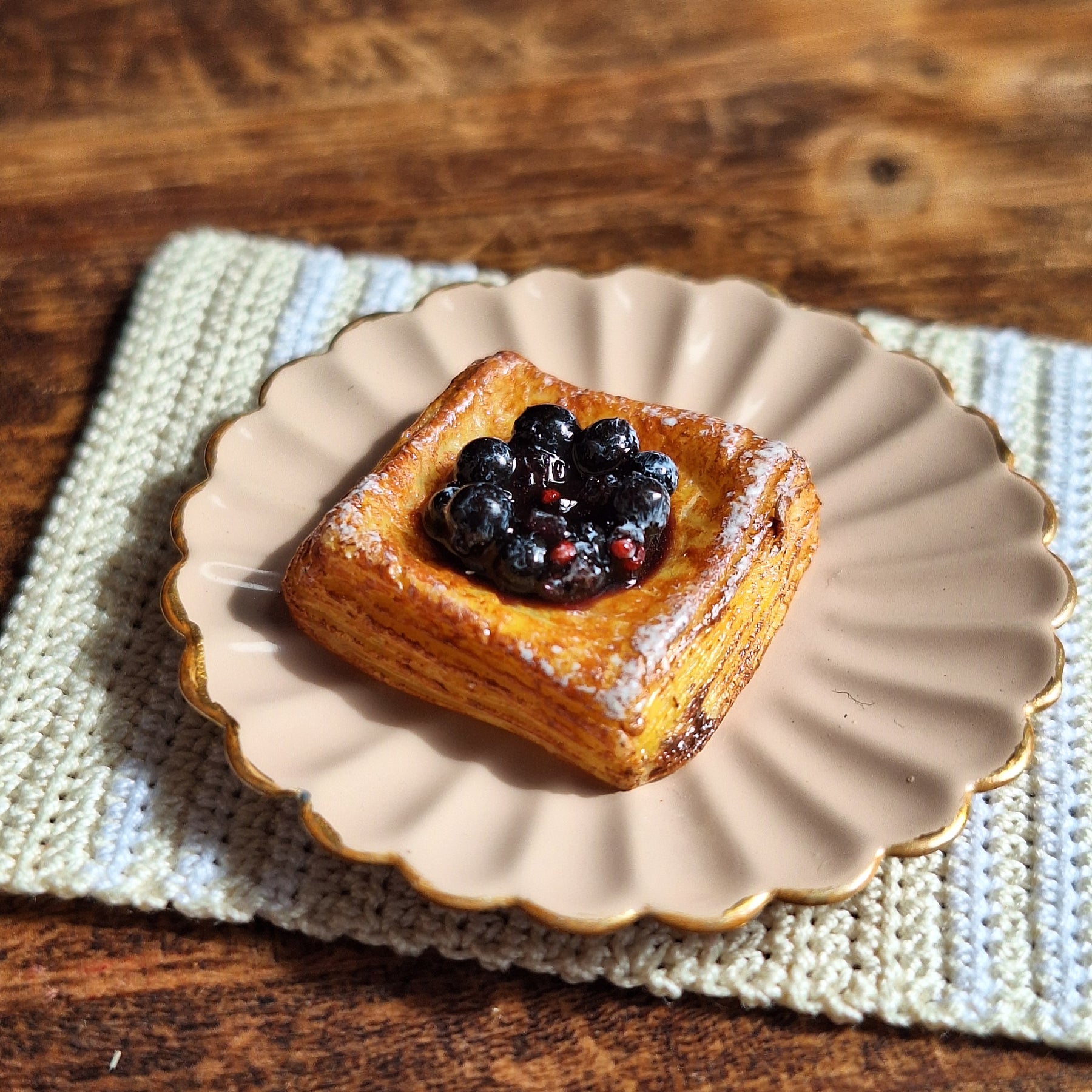 Single Blueberry Danish Pastry