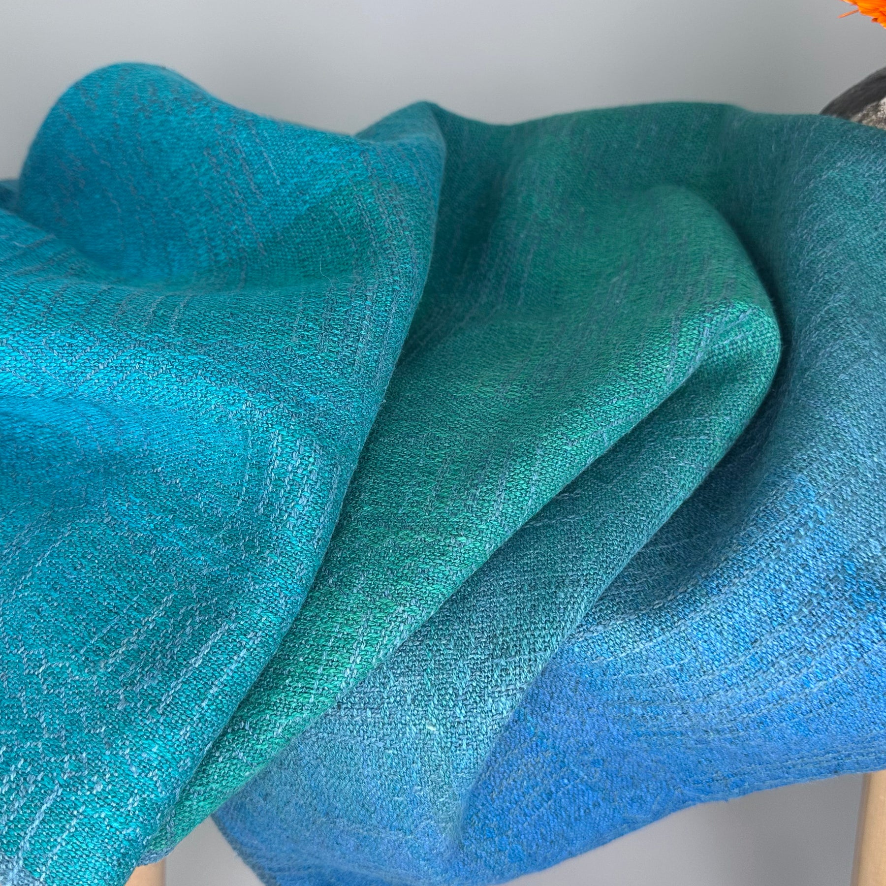 Hand-Dyed and Handwoven Linen/Cotton Tea Towels