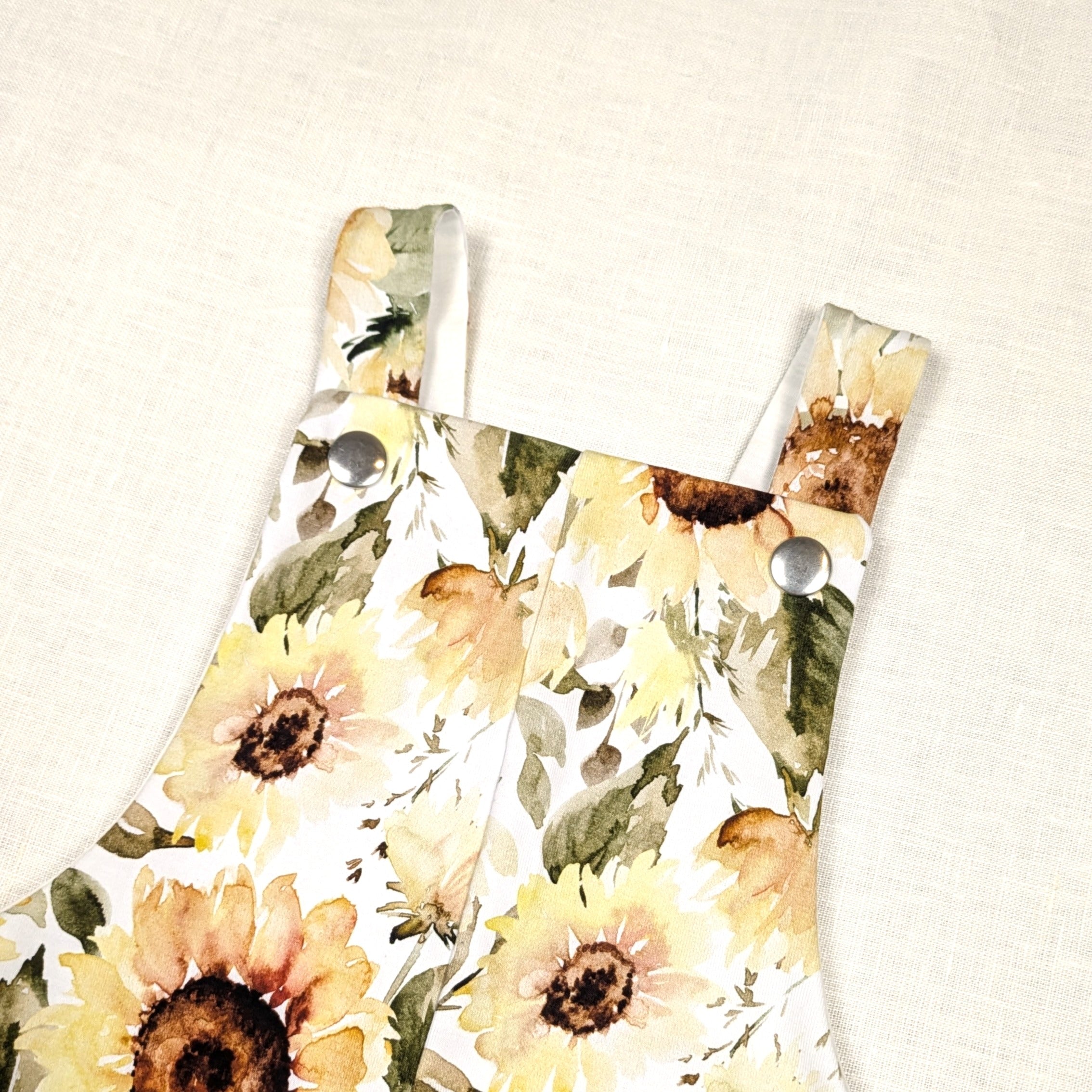 Handmade Overalls for active kids | Sunflower Collection | sizes 0-4