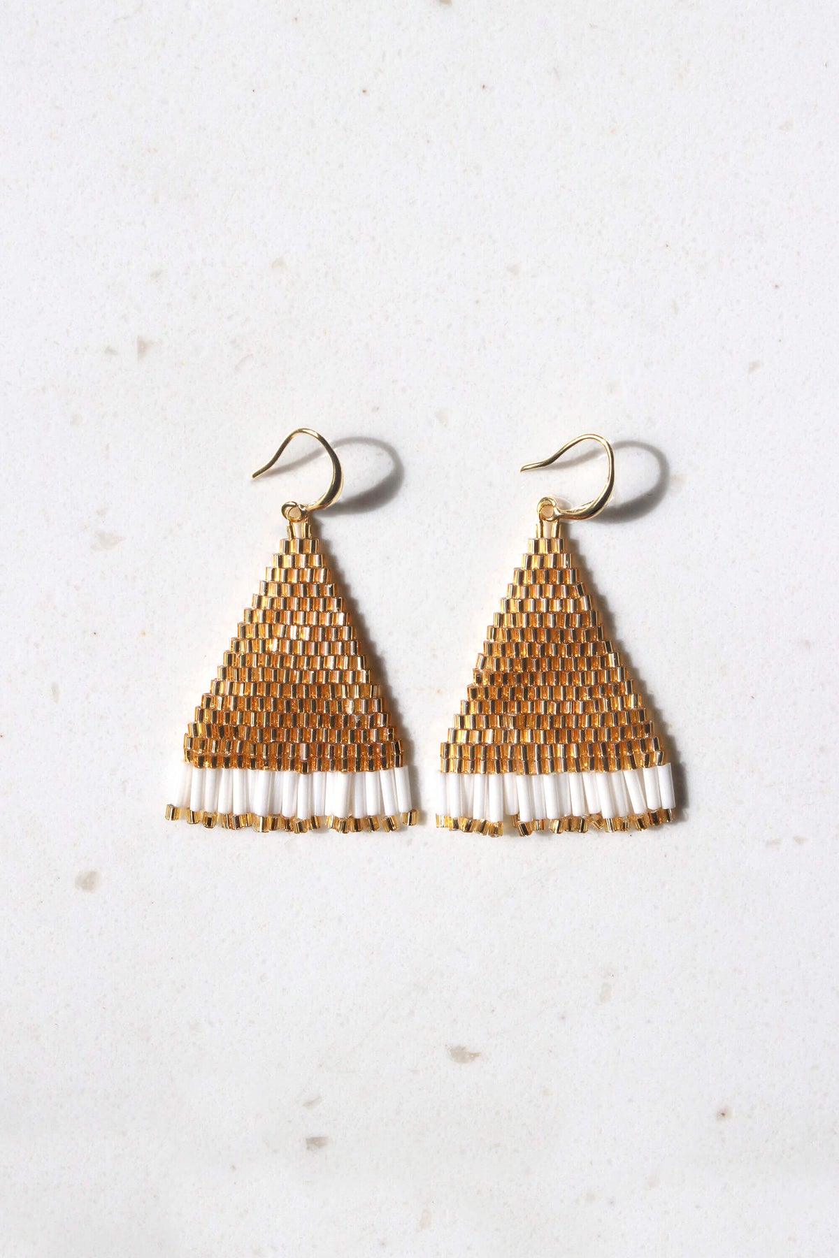Geometric Woven Earrings
