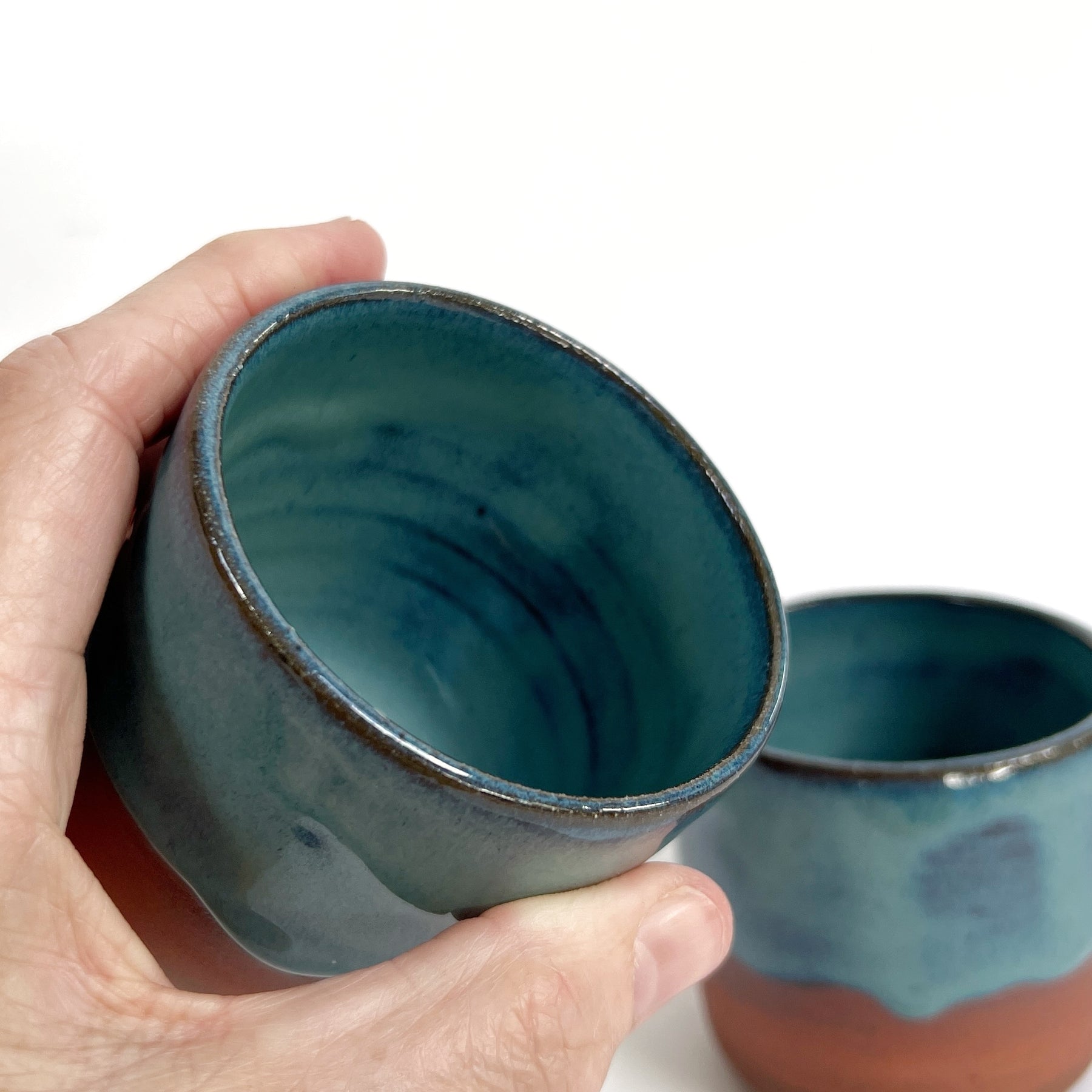 Ceramic Cup in 'Azure' Glaze
