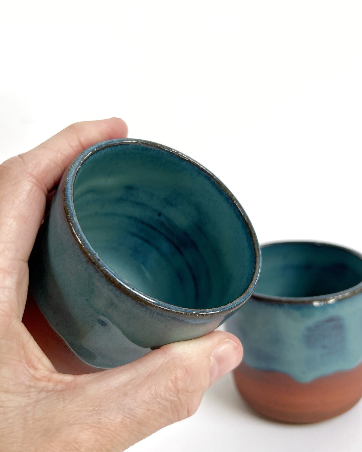 Ceramic Cup in 'Azure' Glaze