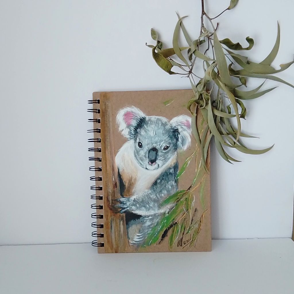 Koala Handpainted Notebook