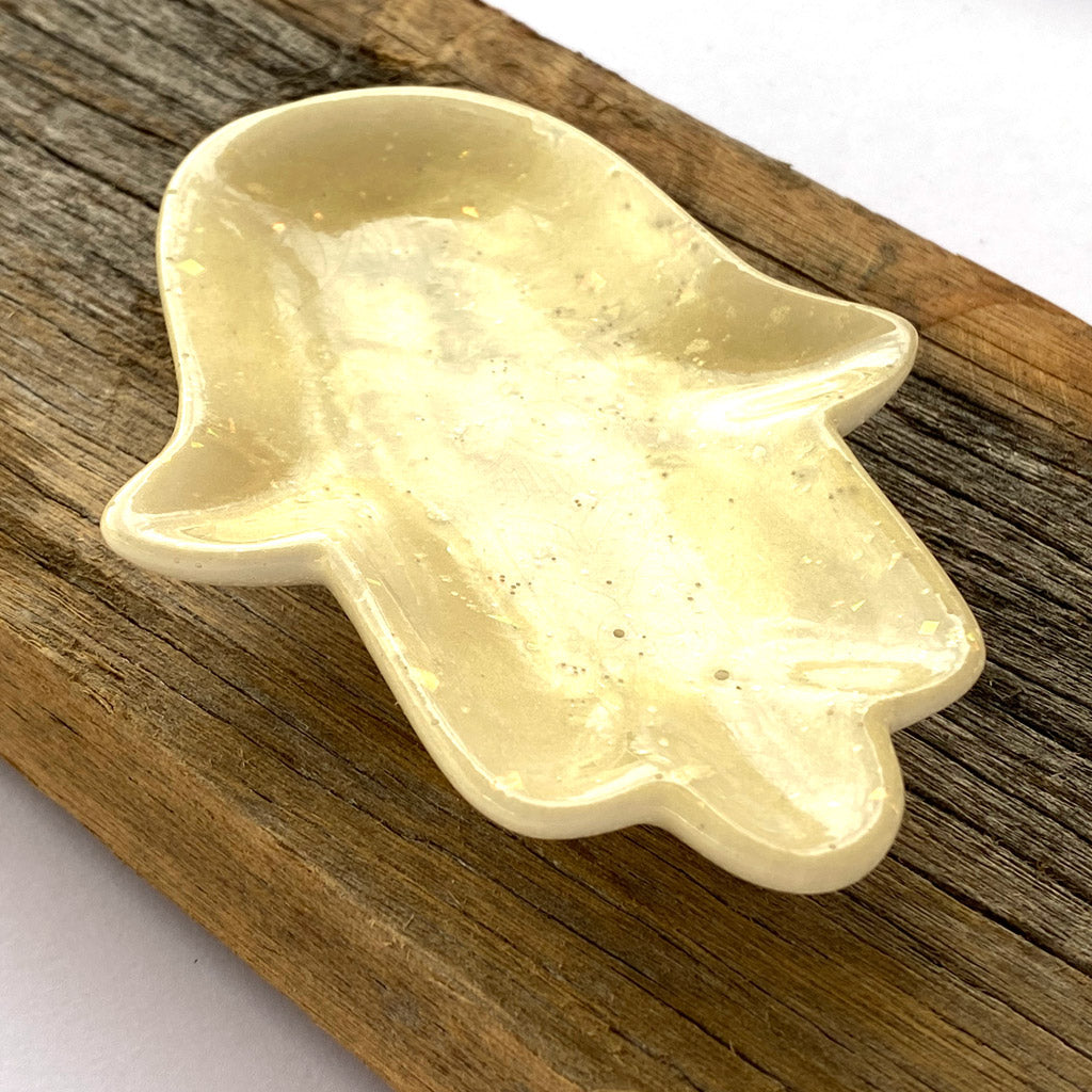 Resin Hamsa Hand trinket dish
