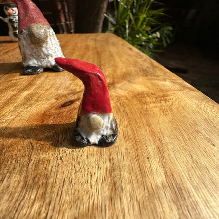 Miniature Gonk | Handmade Ceramic Christmas Ornament