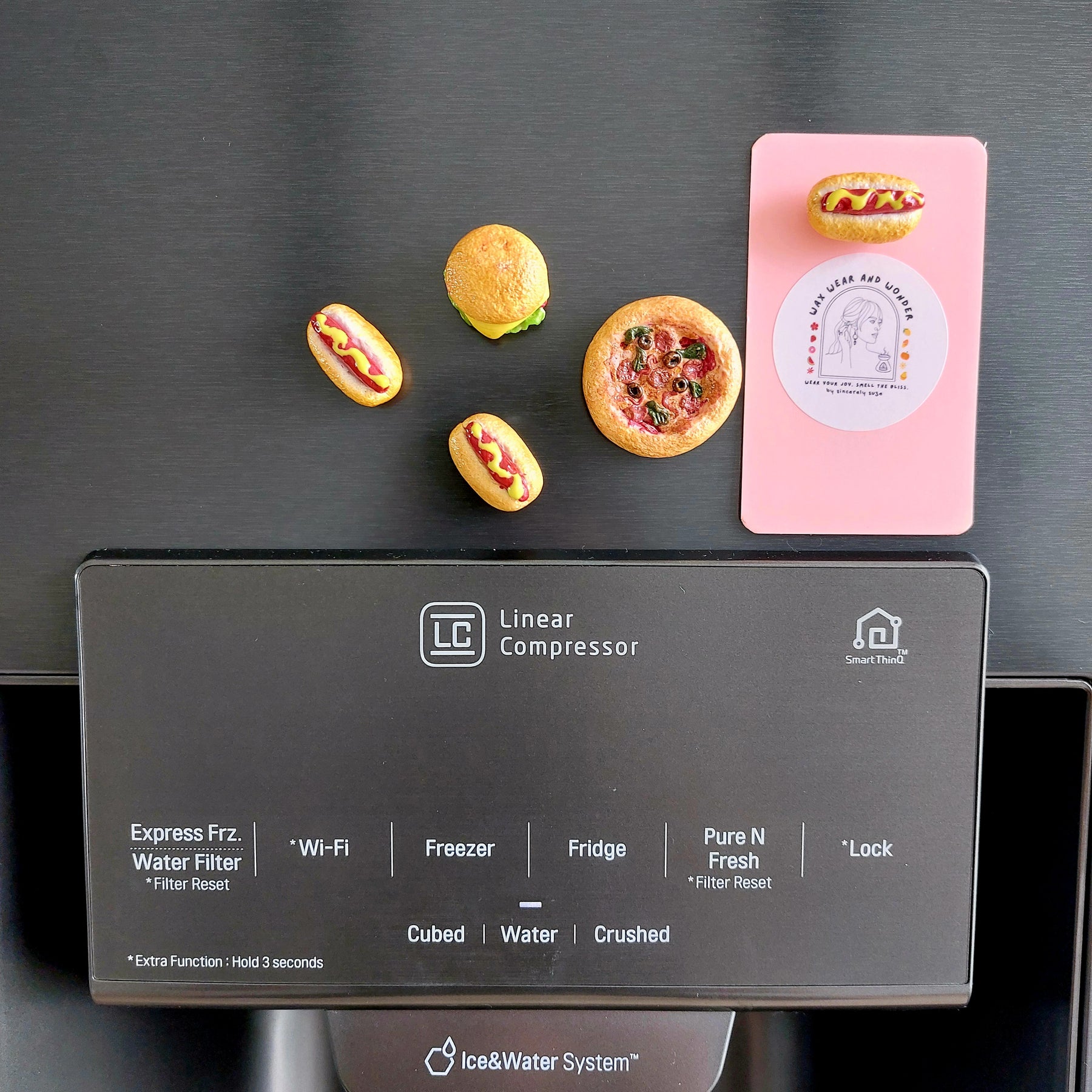 Decorative Fridge Magnets | Polymer Clay Miniature Fast Food | Food Inspired