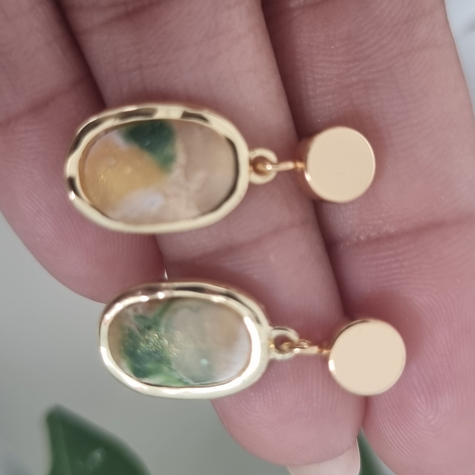 Sage Marble Ovals