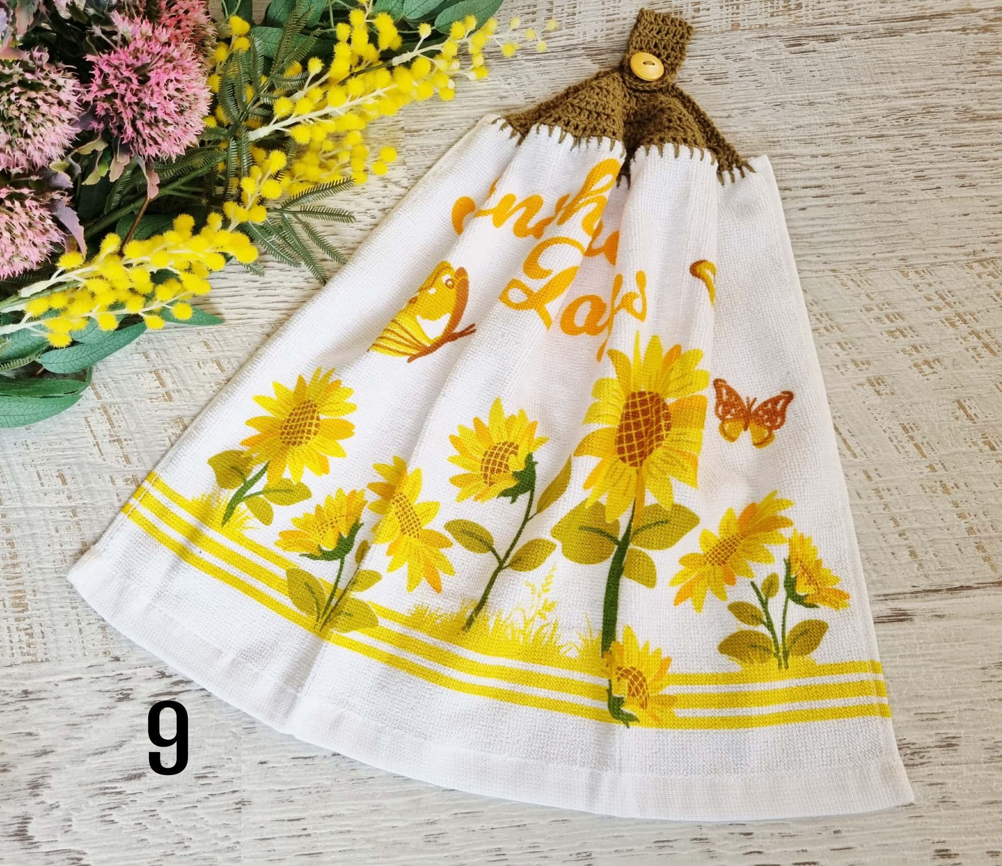 Kitchen Hand Towel | Hanging | Cotton | SINGLE LAYER | 9 Styles - 1-9