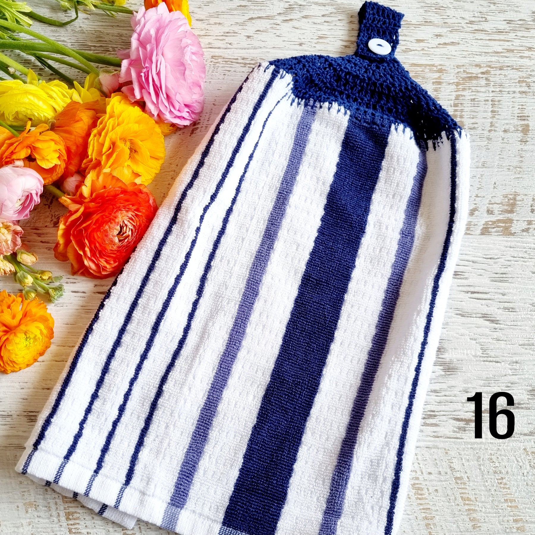 Kitchen Hand Towel | Hanging | Cotton | SINGLE LAYER | 9 Styles - 10-18