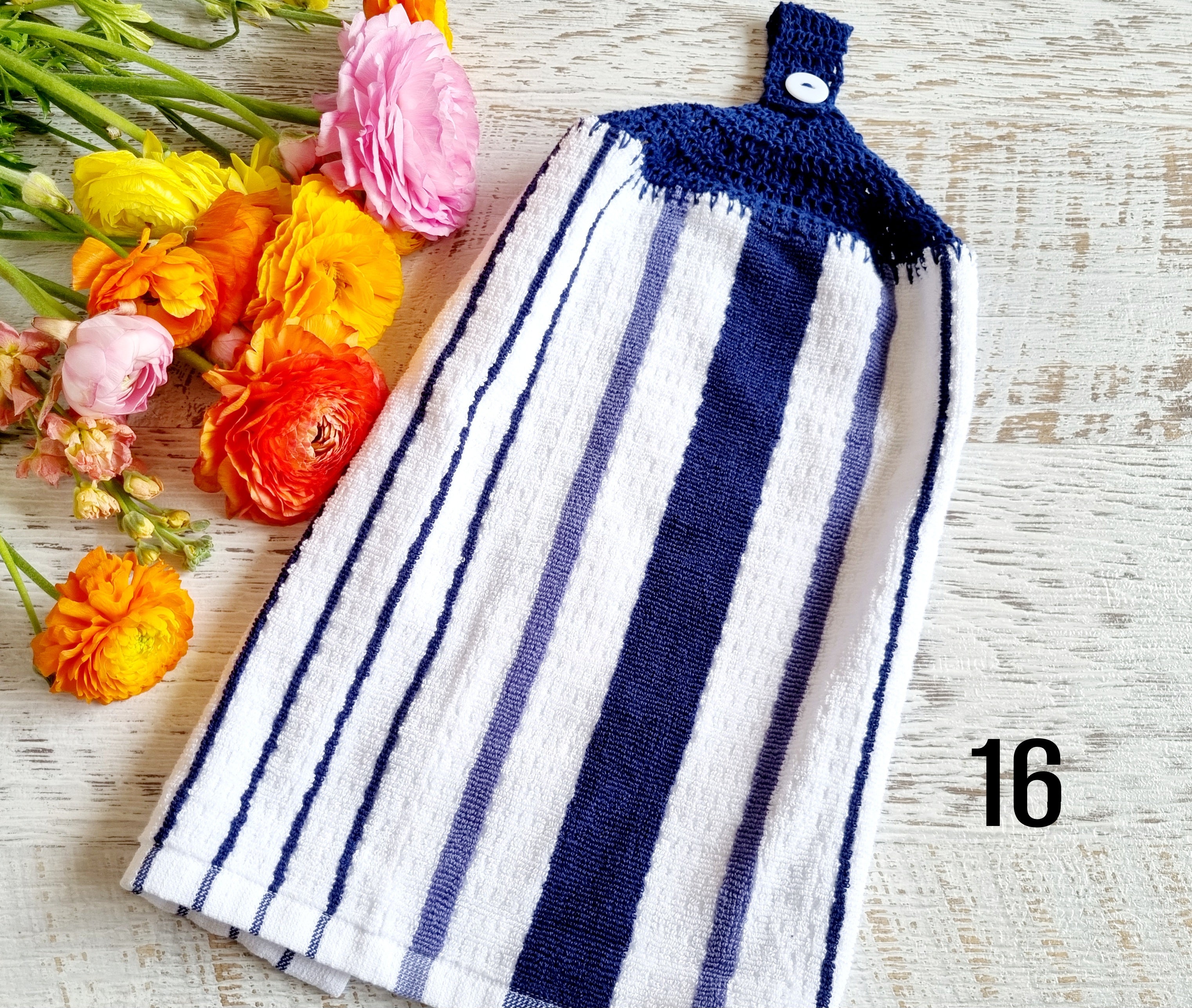 Kitchen Hand Towel | Hanging | Cotton | SINGLE LAYER | 9 Styles - 10-18