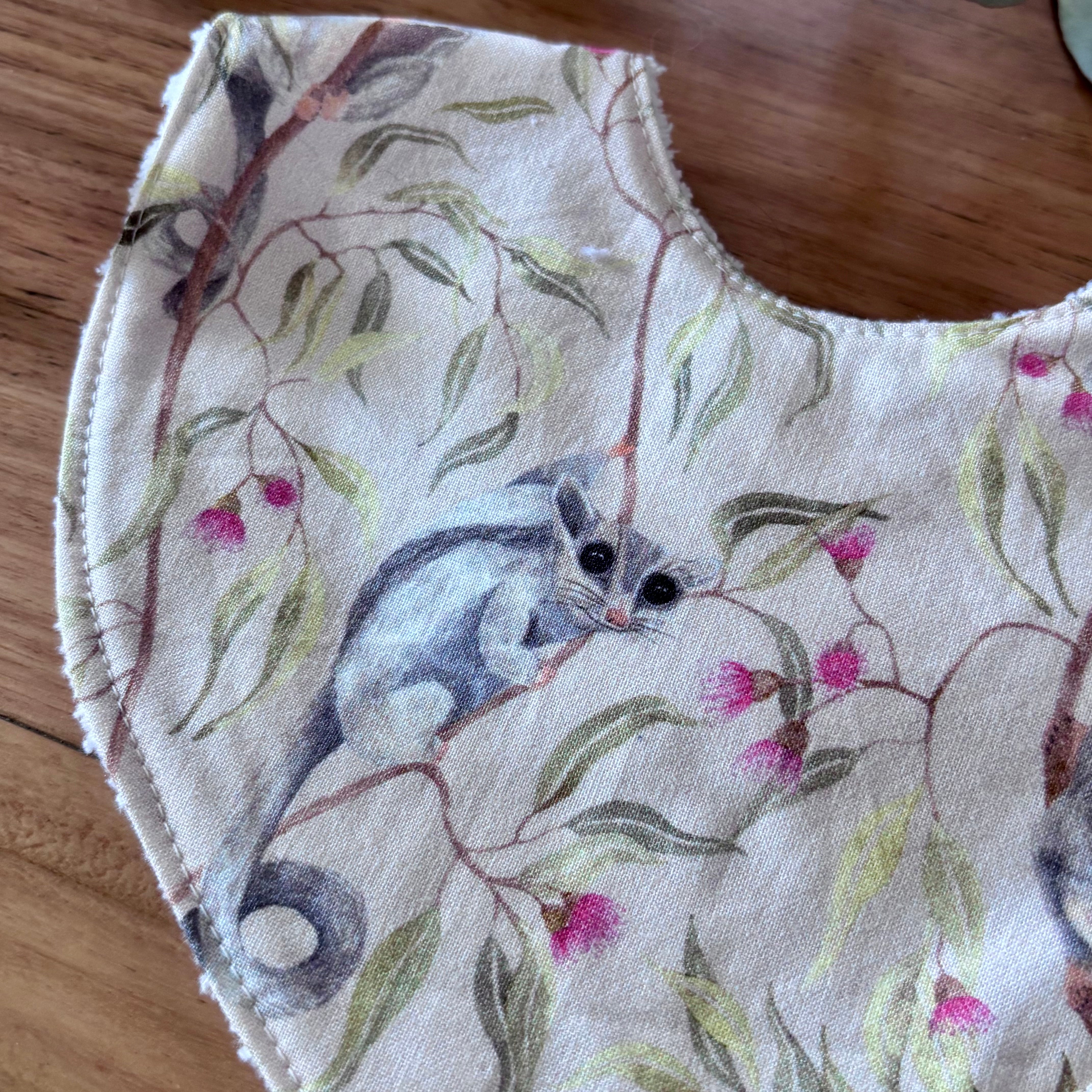 Australiana Baby Bib Set | Bush Friends | Ready to Ship