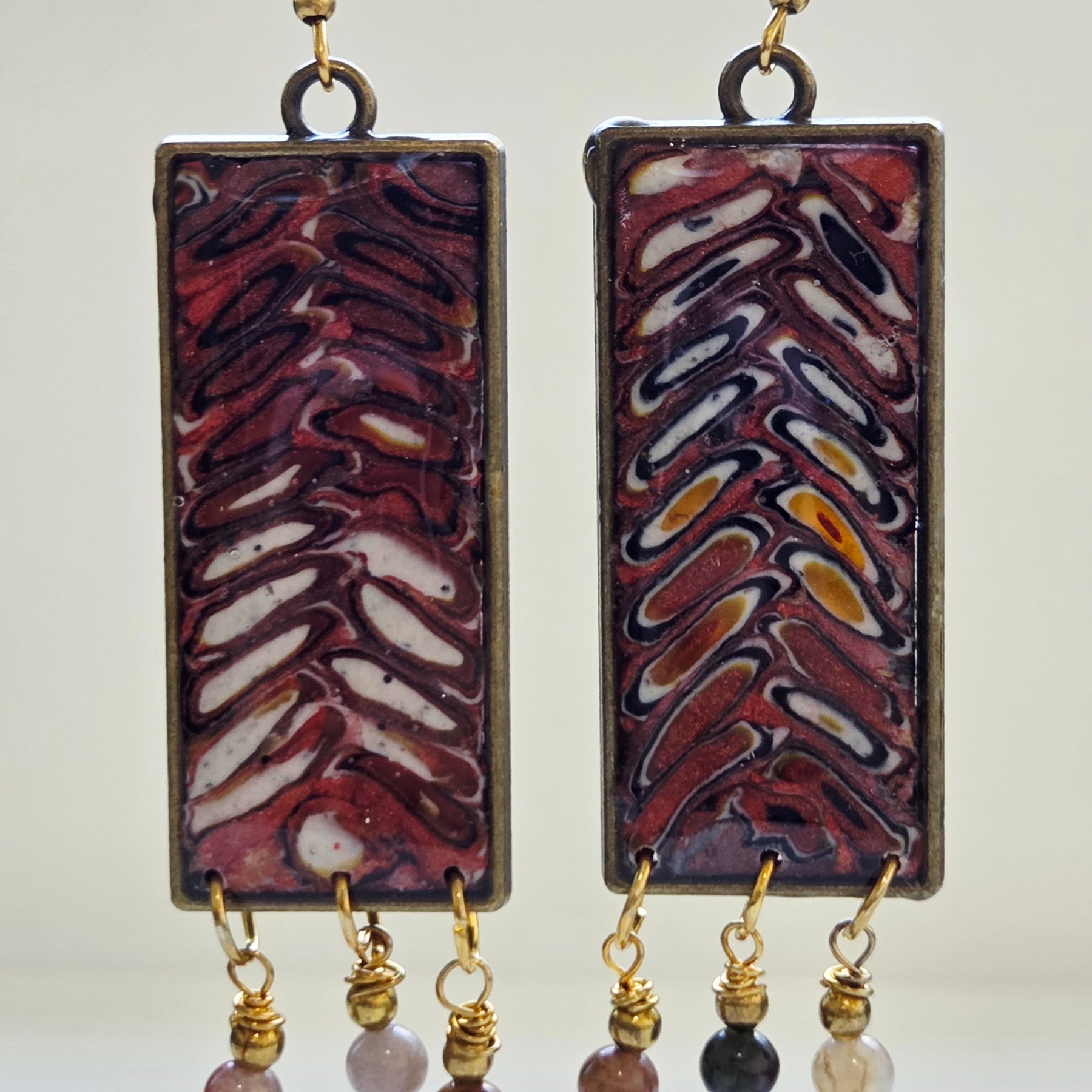 Cane Mosaic Earrings