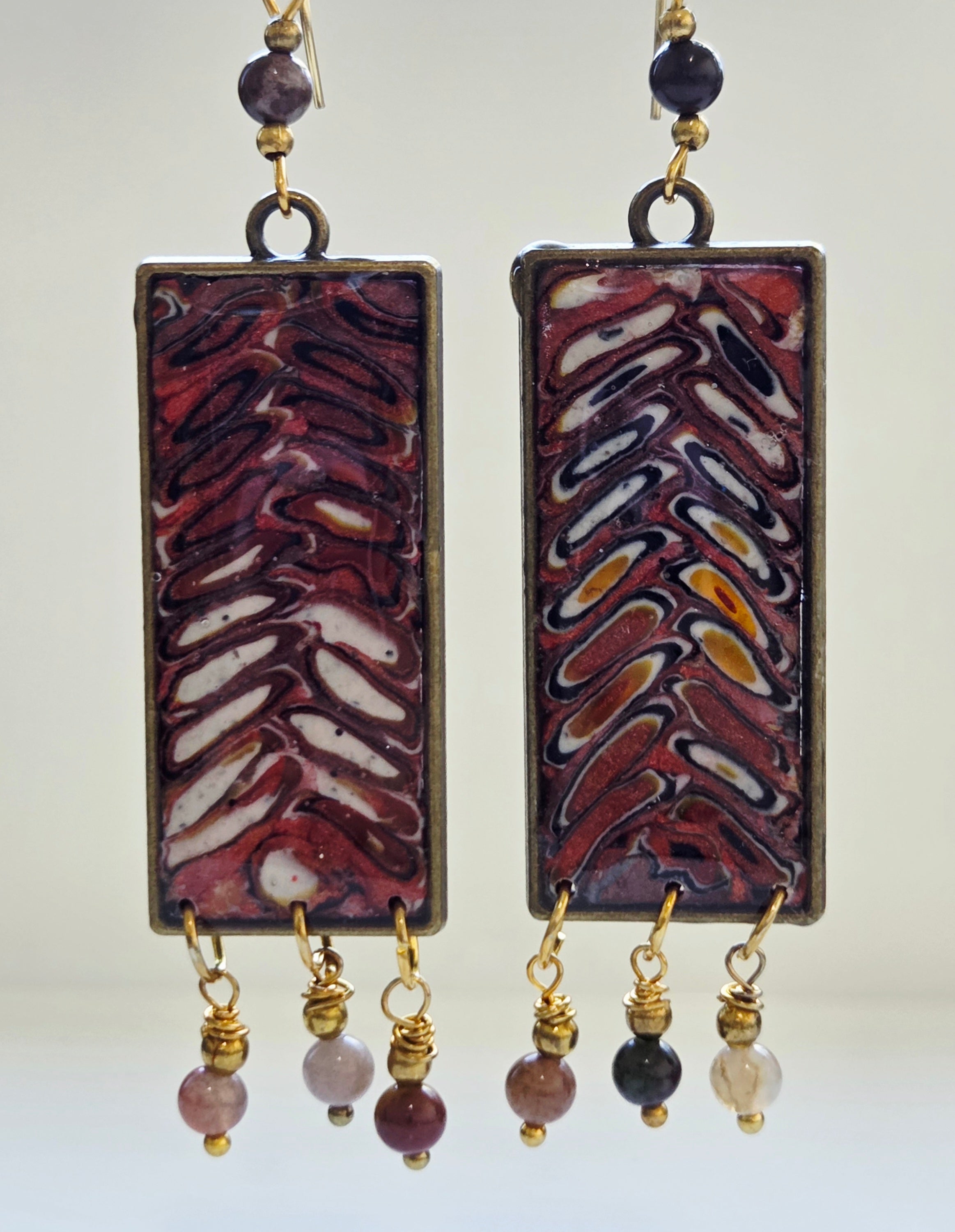 Cane Mosaic Earrings