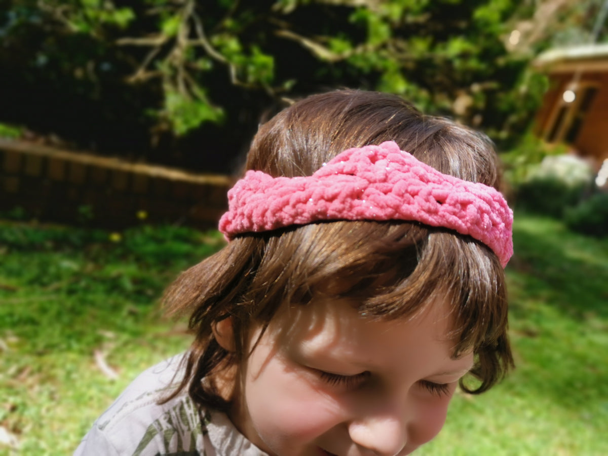 Children's Crochet Crown Headband